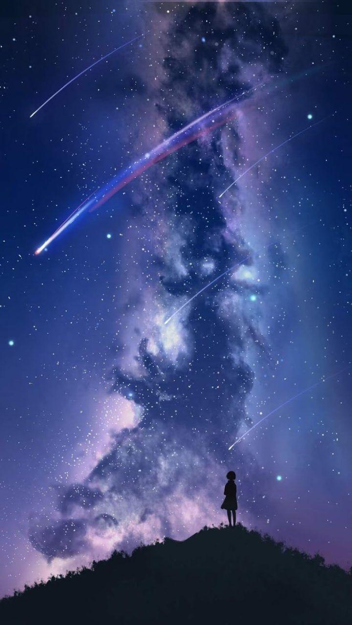 Anime Space Wallpaper  Download to your mobile from PHONEKY