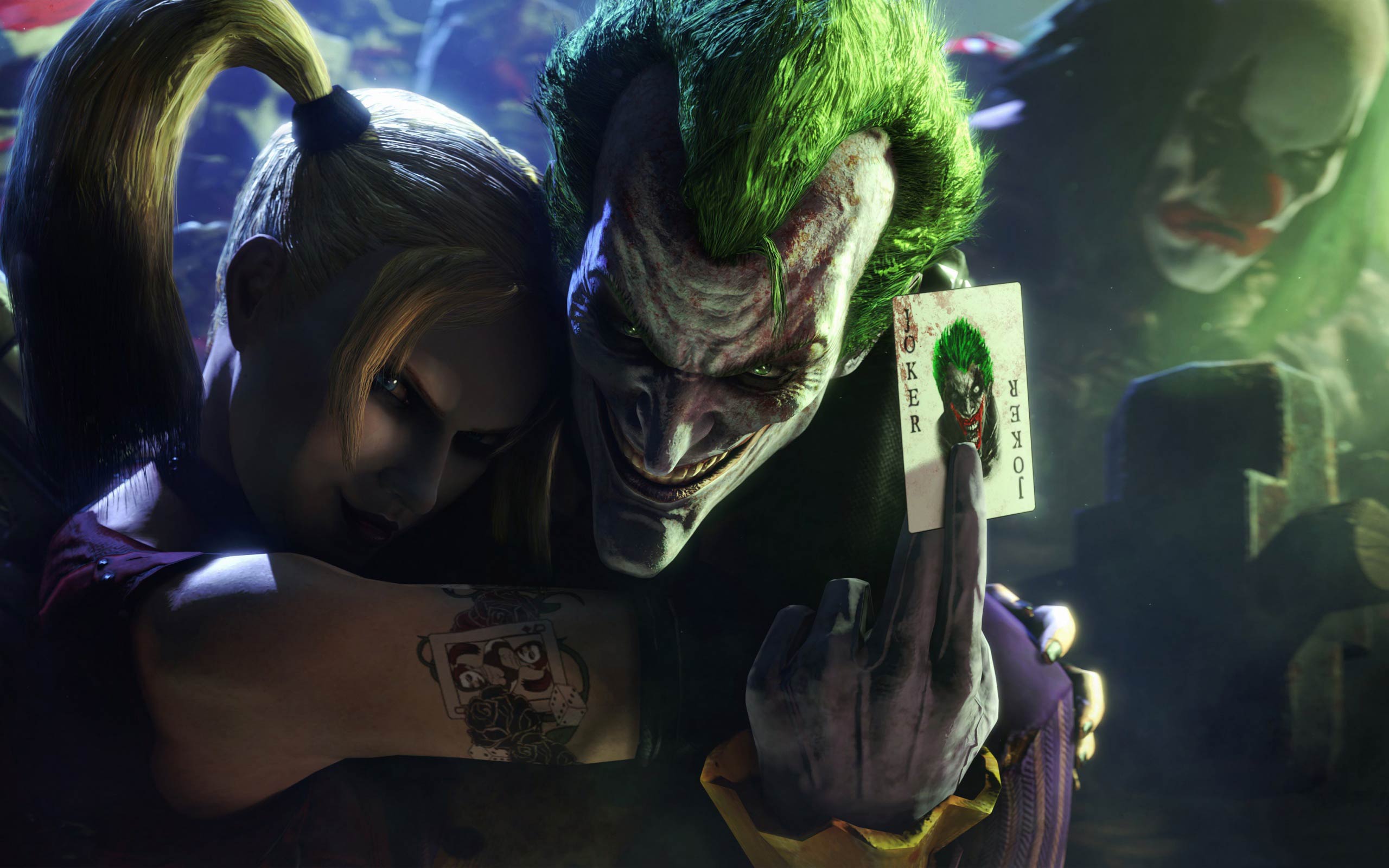 2560x1600 Free Batman Joker And Harley Quinn computer desktop wallpaper