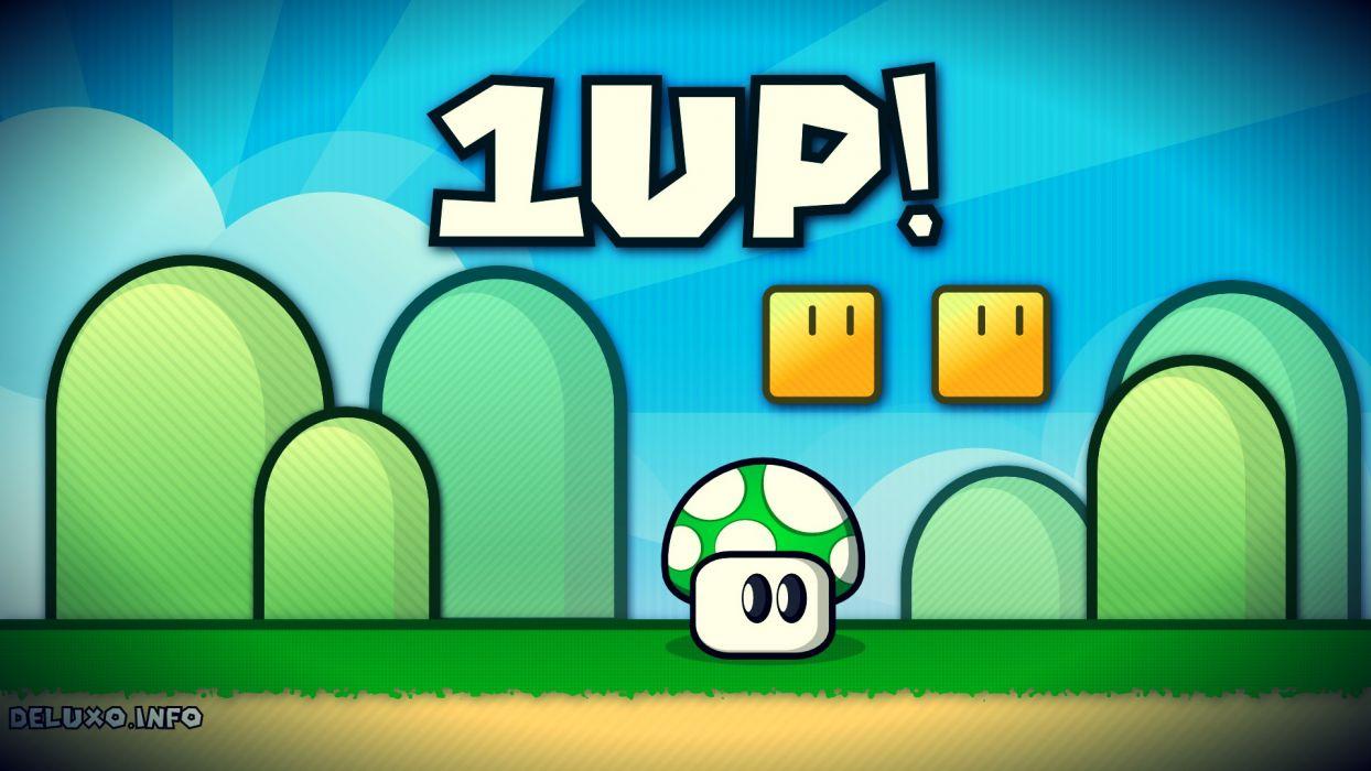 1244x700 Nintendo video games old Mario retro school mushrooms Luigi Gameboy oldschool 1 up retro games Namco game Deluxo wallpaperx1080