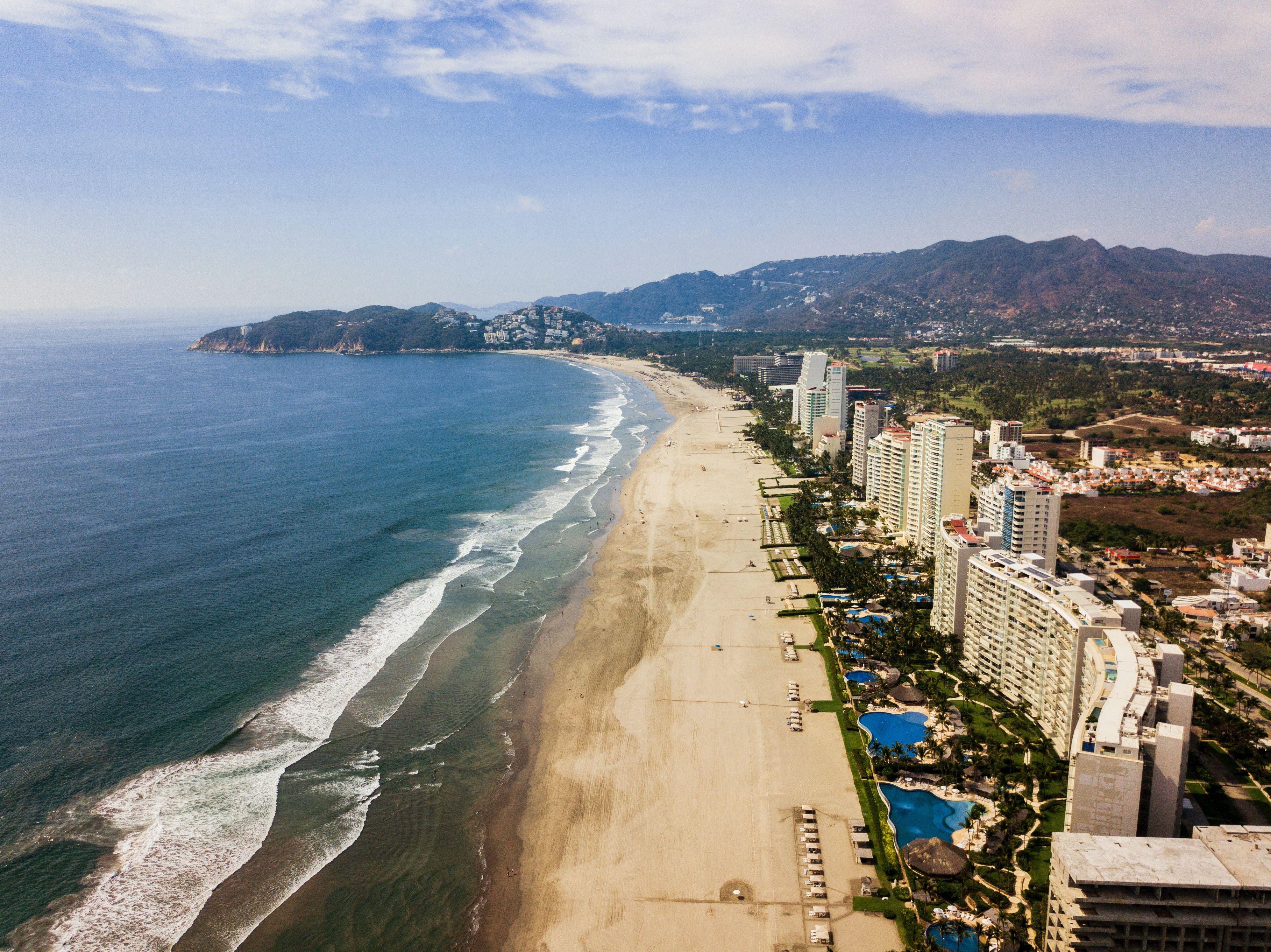 3992x2992 Free of acapulco, beach, Blue ocean