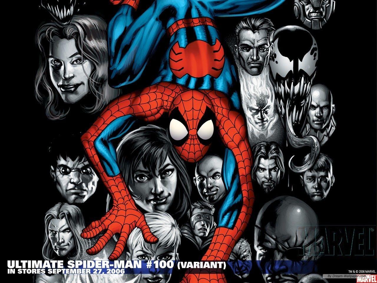 1280x960 Free Cartoon Wallpaper Spiderman Volume 17