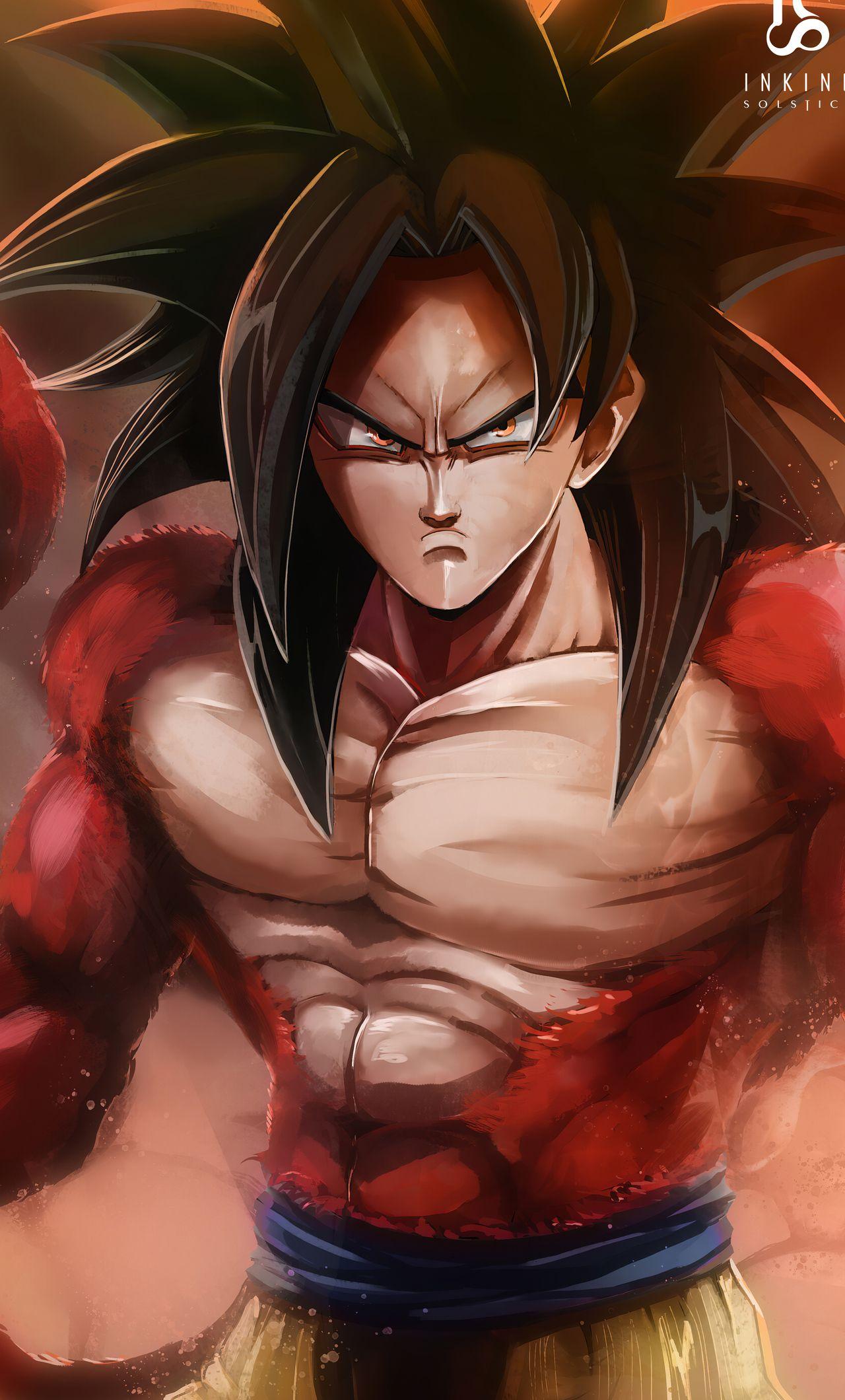 1280x2120 Super Saiyan 4 Goku 4k iPhone HD 4k Wallpaper