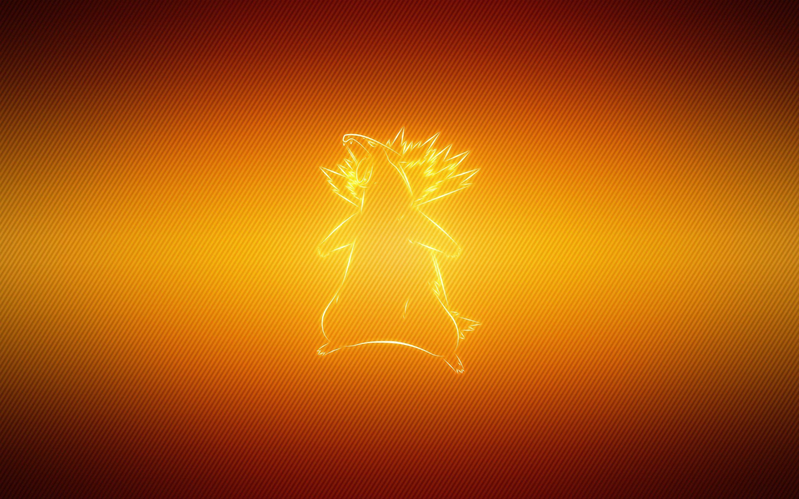2560x1600 Download wallpaper 2560x1600 pokemon, typhlosion, badger HD background