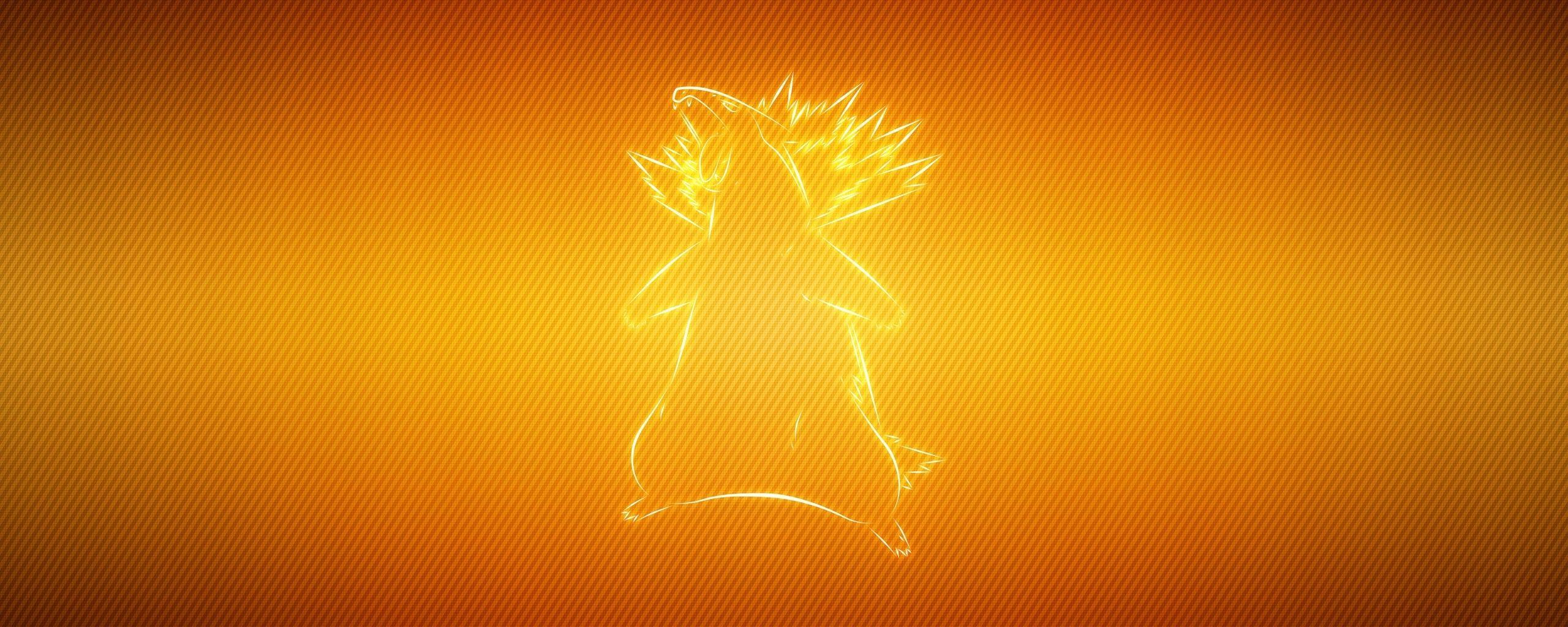 2560x1024 pokemon, typhlosion, badger 2560x1024 Resolution