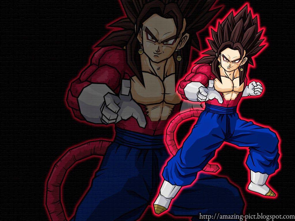 1024x768 Amazing Picture: Vegetto Super Saiyan 4 Wallpaper