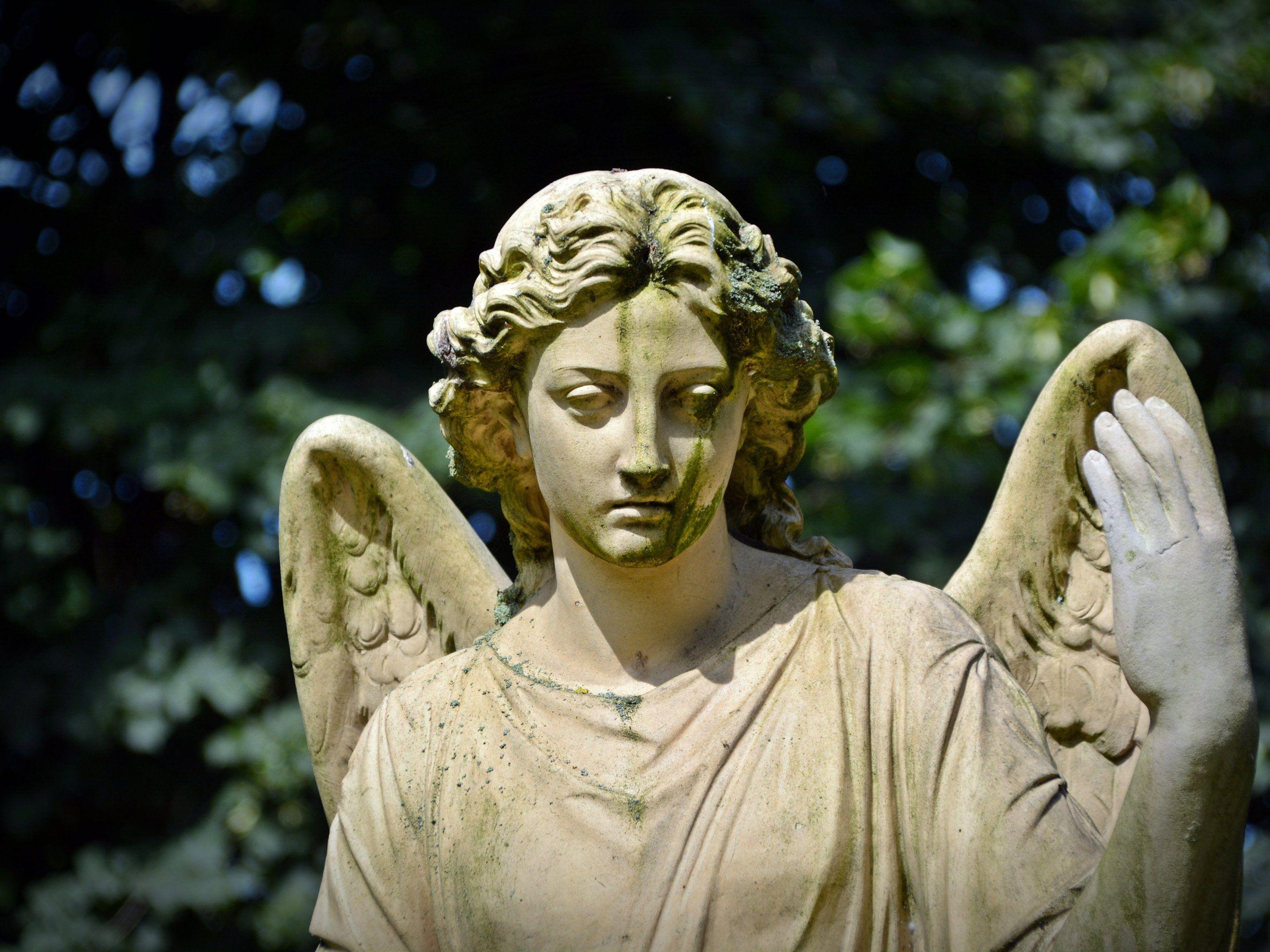 Hình nền bức tượng thiên thần 2732x2048 - Nền iPhone, Android & Máy tính để bàn