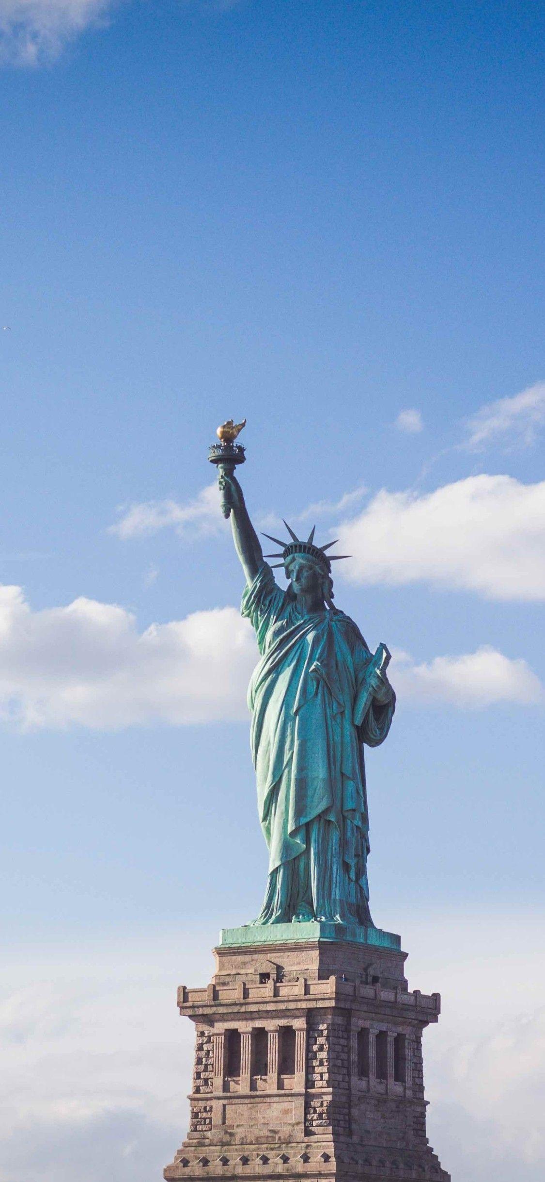 1125x2436 Statue Of Liberty iPhone XS, iPhone iPhone X HD 4k