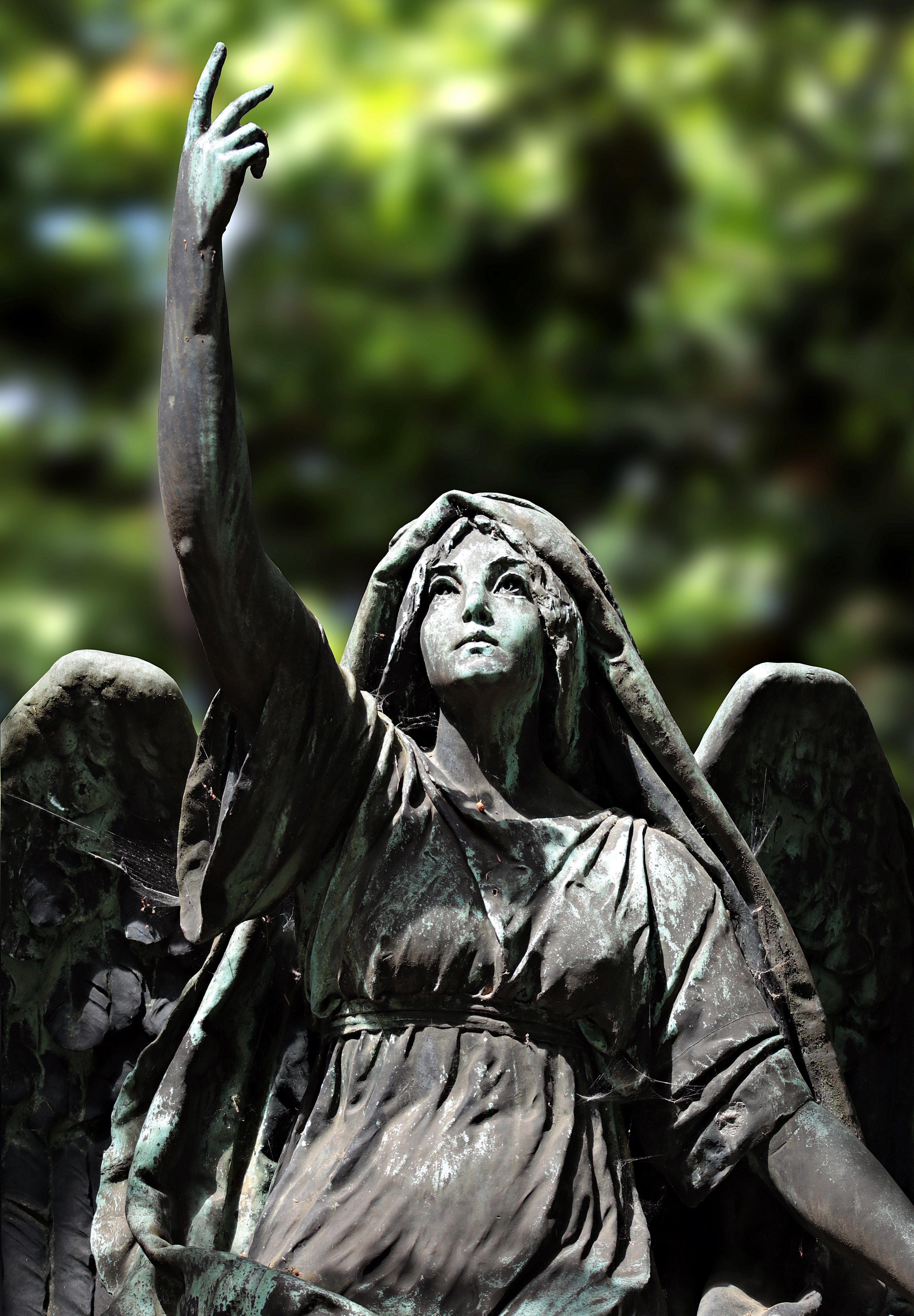 3840x5529 thiên thần # thực tế # hình nền # nghĩa trang # đá # hình nền 4k