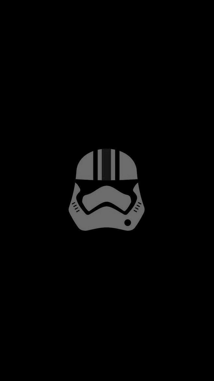 720x1280 #black #minimalist #wallpaper #stormtrooper #starwars