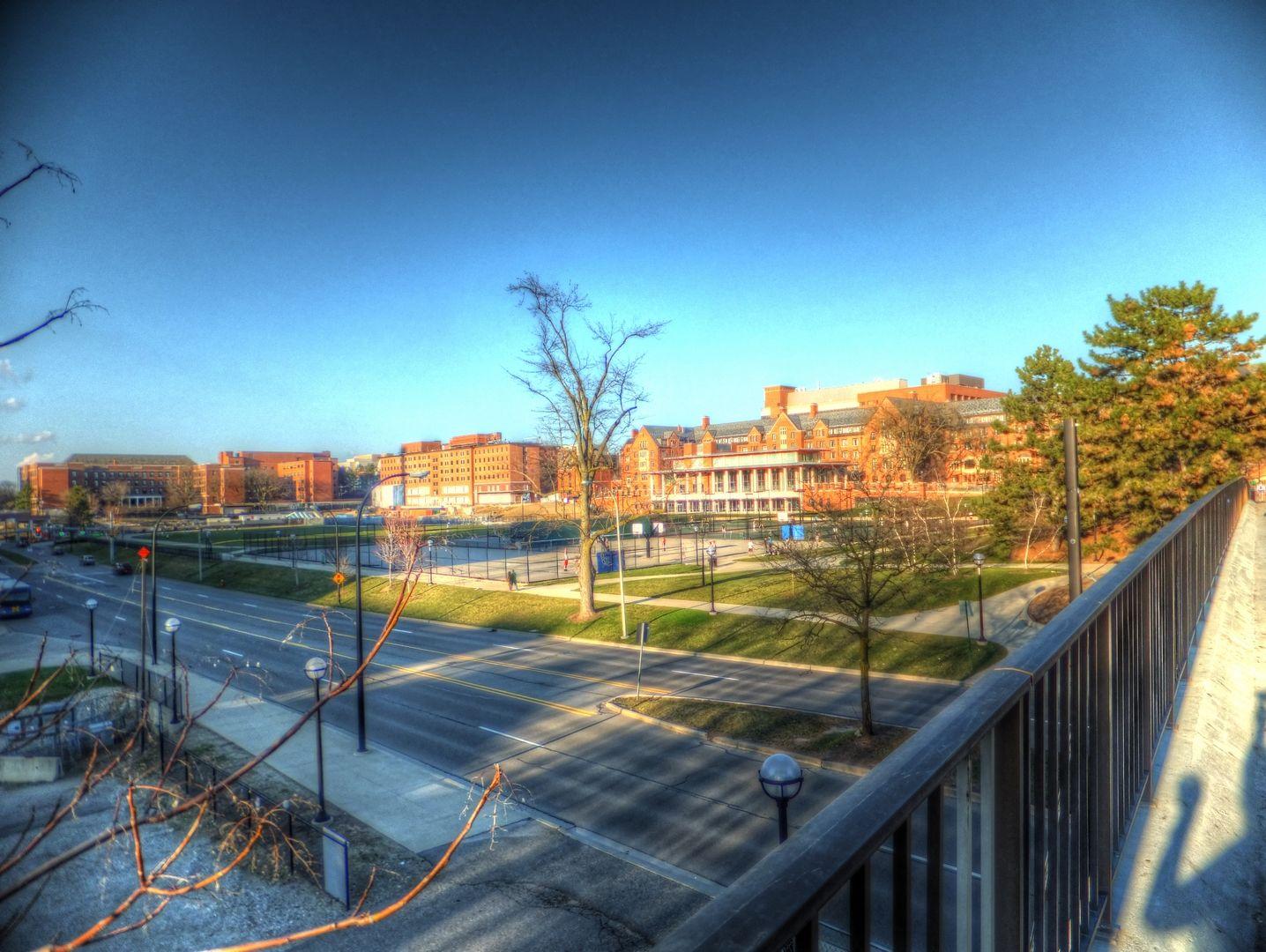 1436x1080 Desktop Wallpaper USA University of Michigan Campus Cities