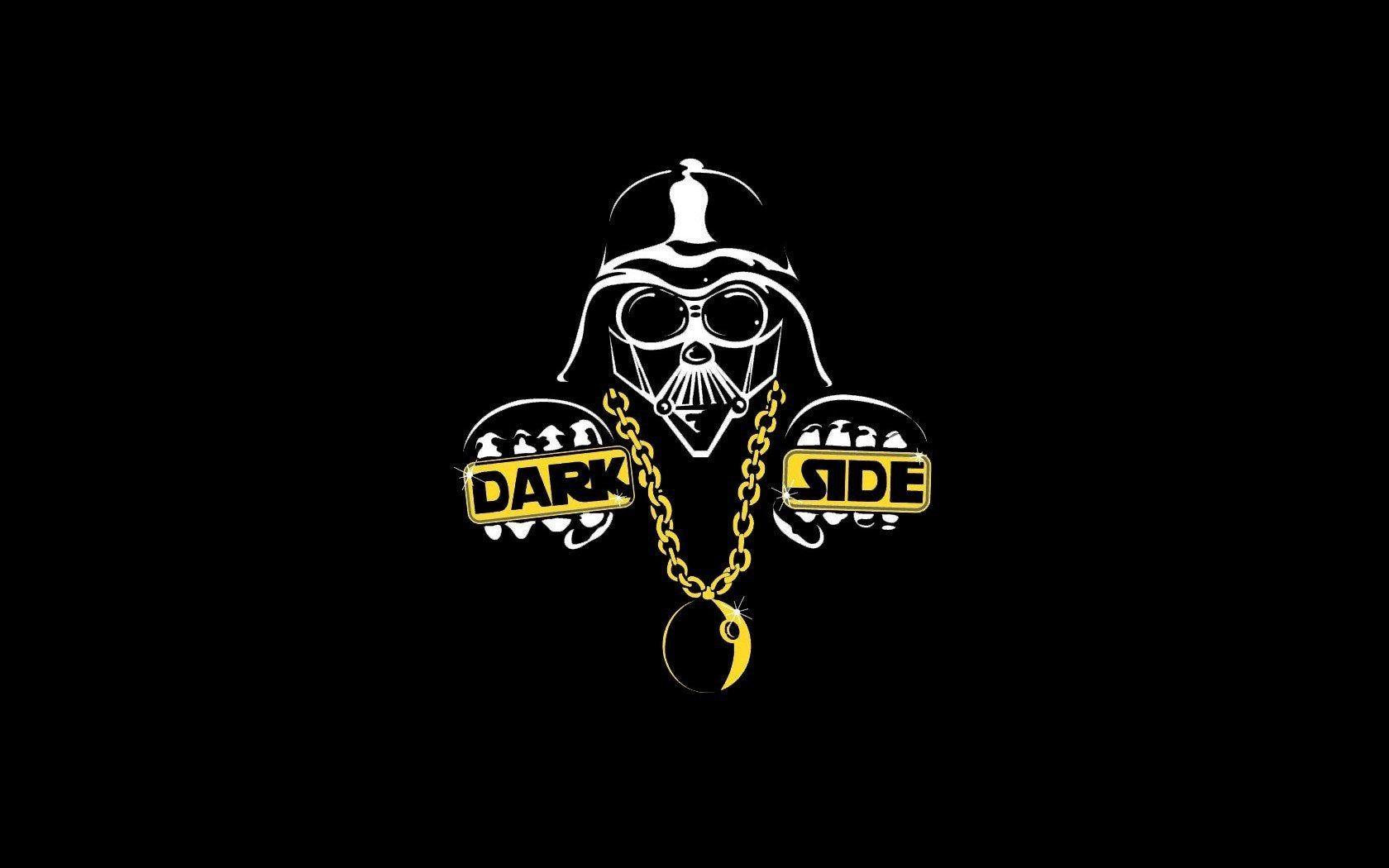 1680x1050 DarthVader Side (Black)