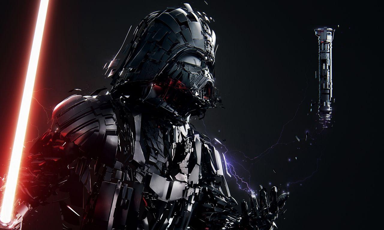1280x768 Darth Vader Lightsaber Star Wars Wallpaper 4k Ultra HD