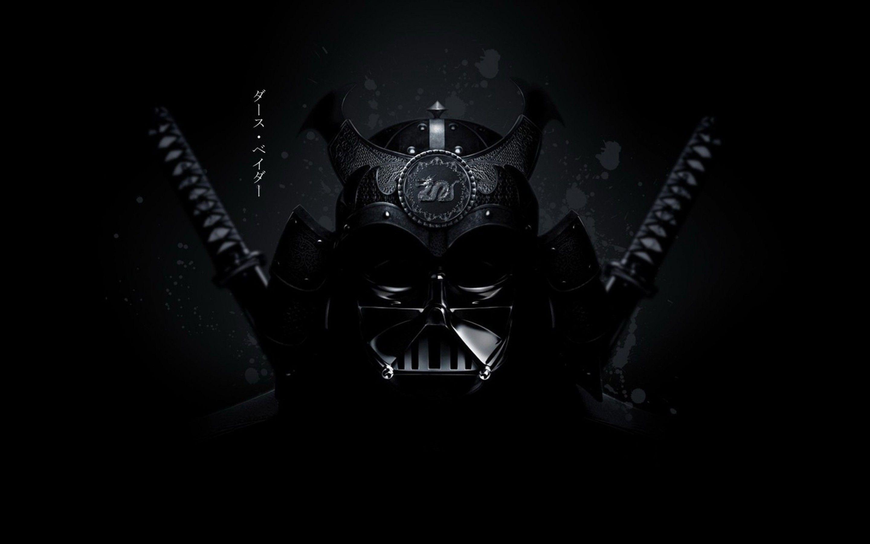 2880x1800 Download 2880x1800 Darth Vader, Katana, Swords, Dark Wallpaper