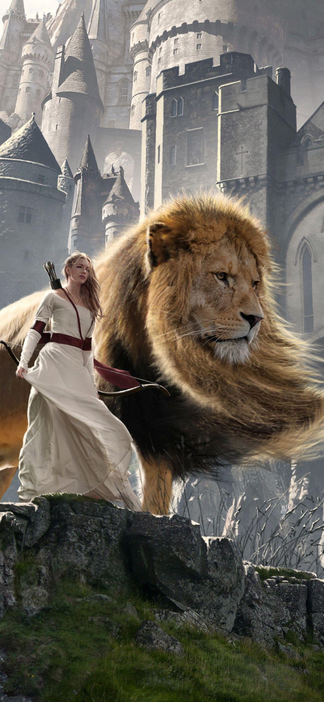 1125x2436 Susan And Aslan The Chronicles Of Narnia Extended iPhone