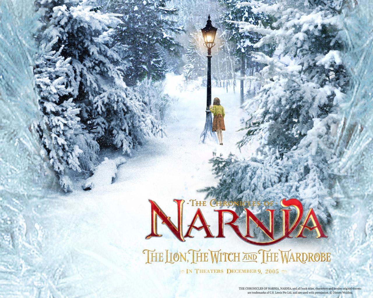 1280x1024 Lamp Post and Lucy in Narnia Desktop Wallpaper