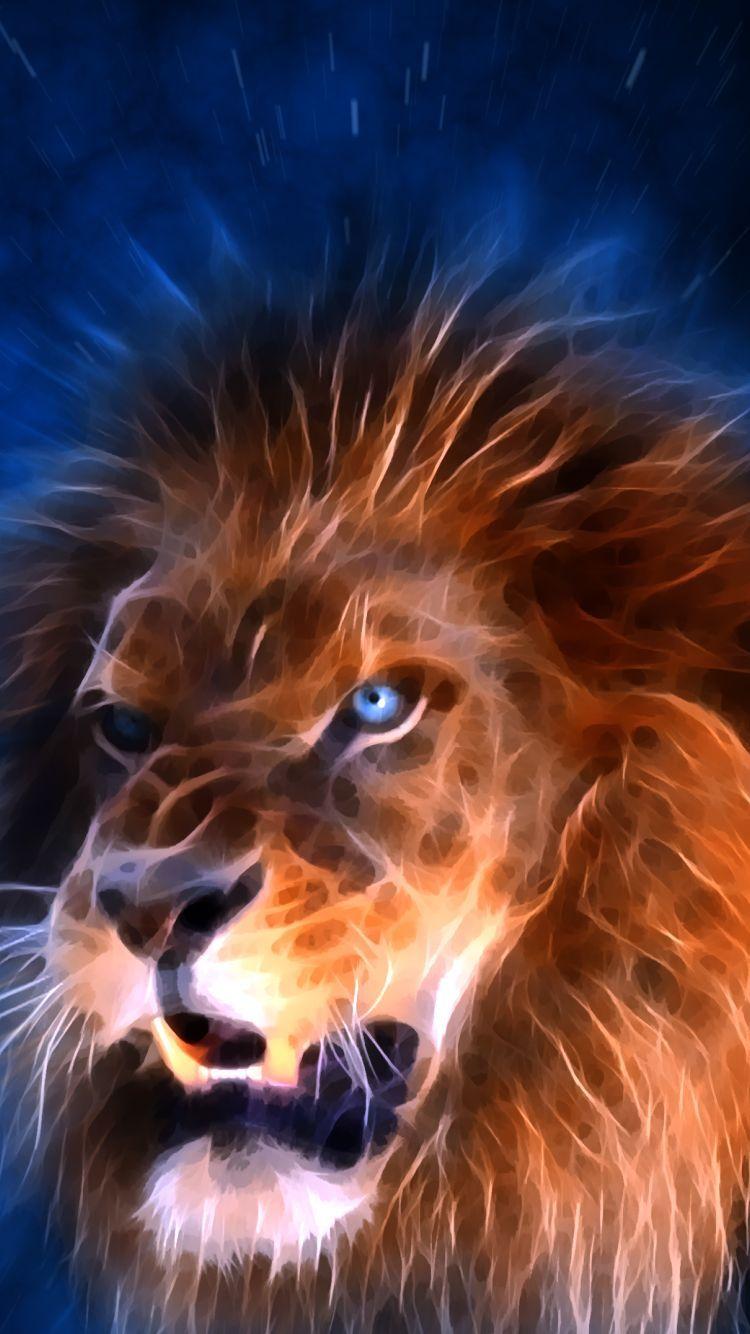 750x1334 Lion iphone wallpaper, lion roaring, lion iphone video wallpaper