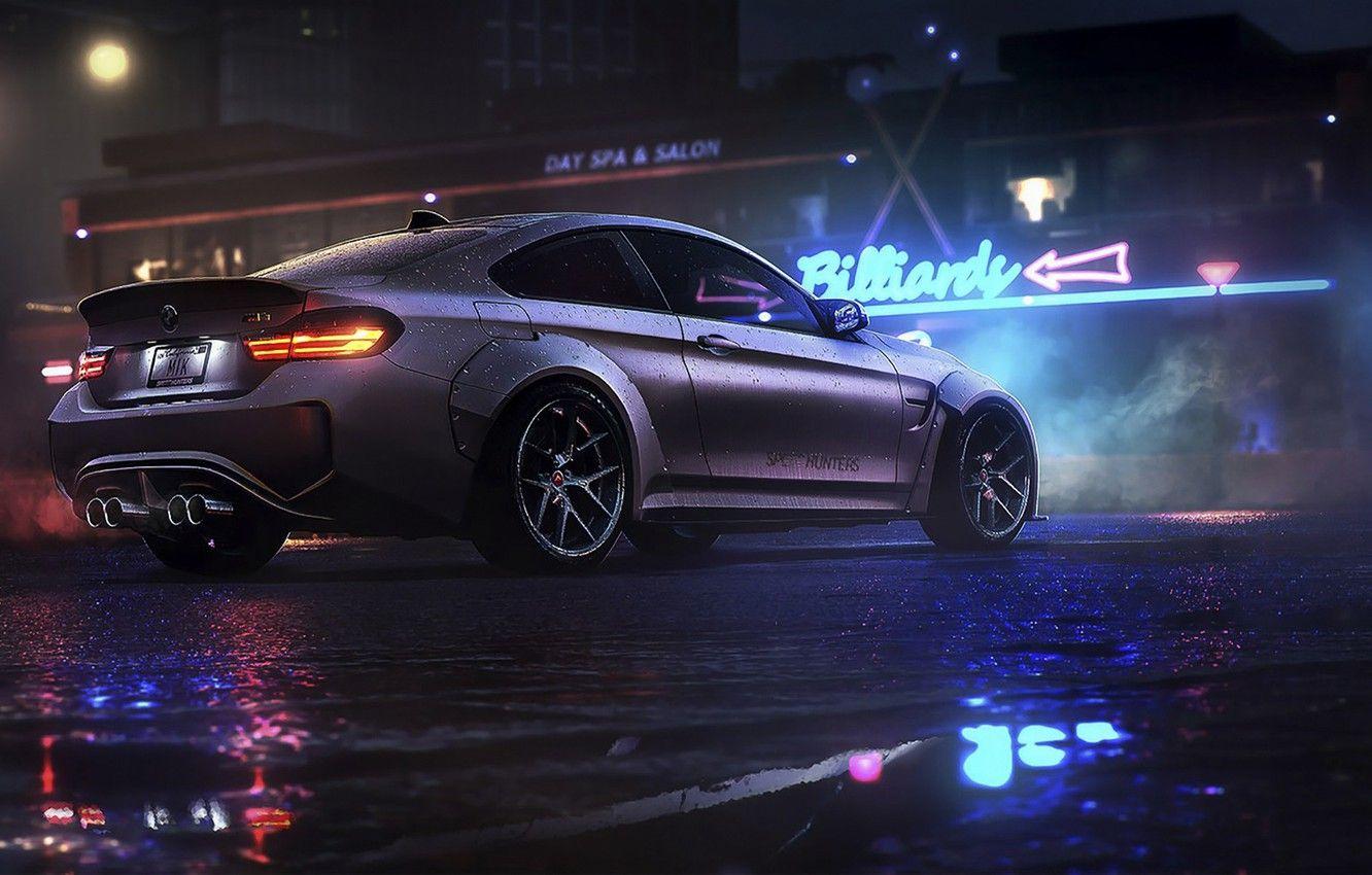 1332x850 Wallpaper night, BMW, game, NFS, night, art, Electronic Arts, Need