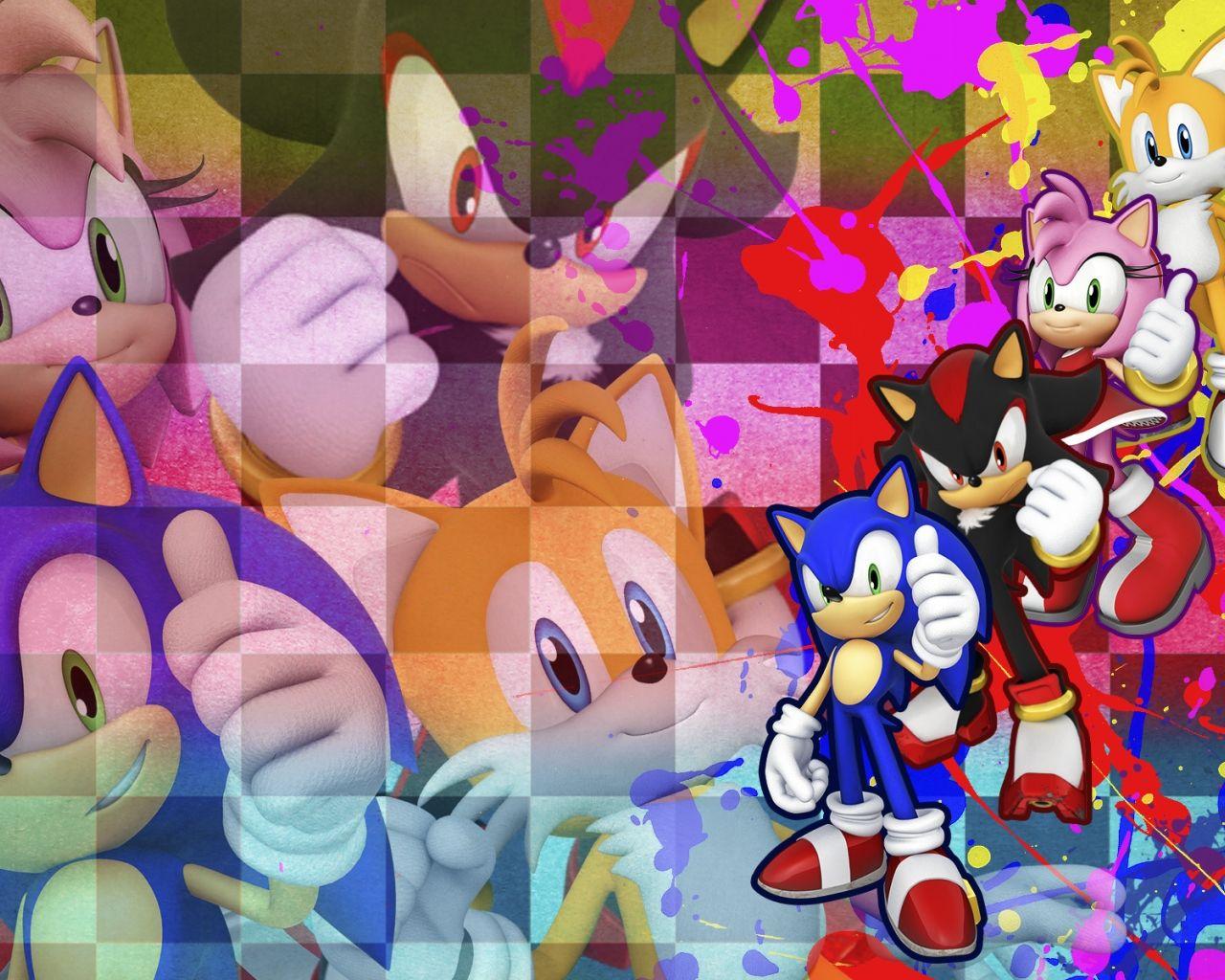 1280x1024 Free download sonic and amy wallpaper sonicthehedgehogbg 3 sonic