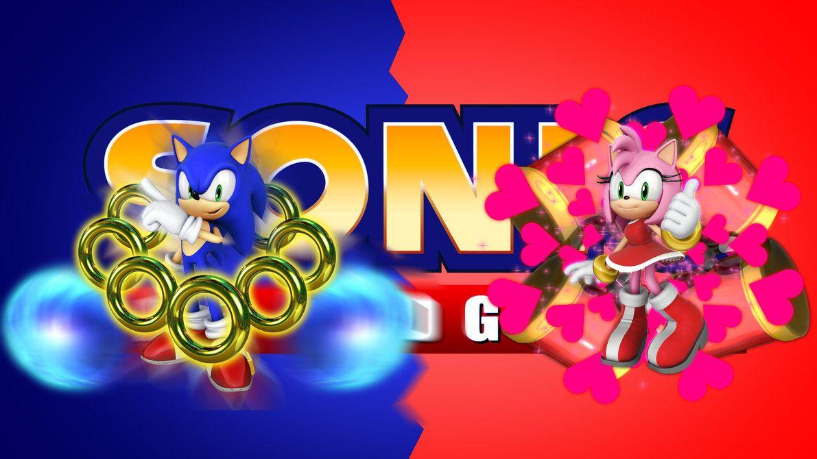 1191x670 Free download Sonic and Amy Rose by FARetis [1191x670]