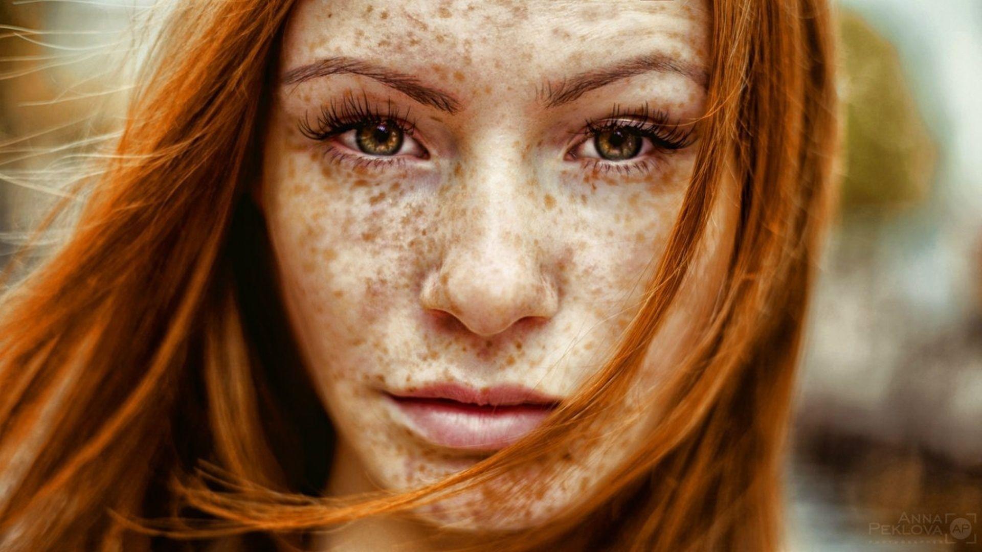 1920x1080 Freckled girl wallpaper and image .com