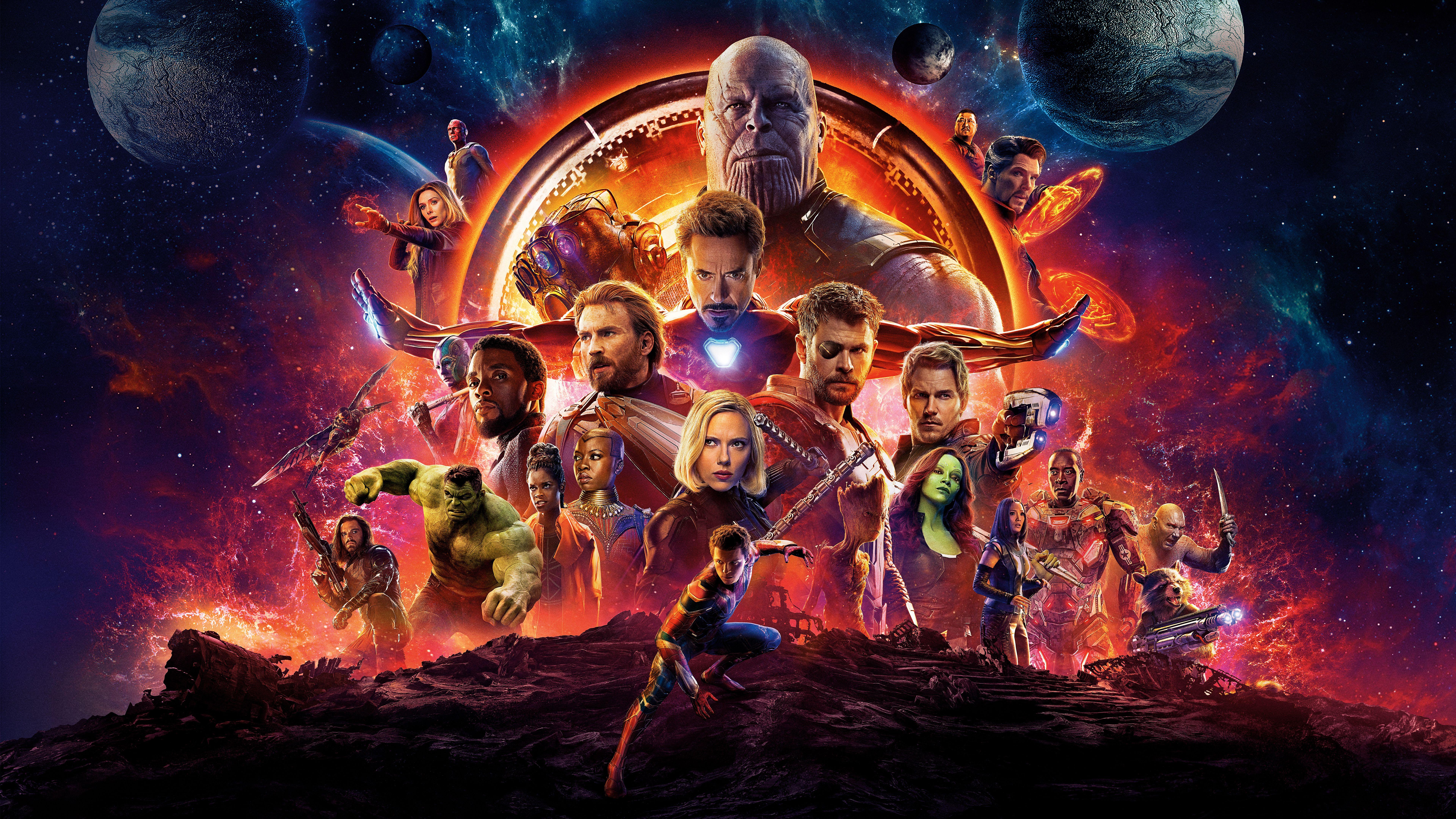 7680x4320 Avengers Infinity War Theatrical High Res