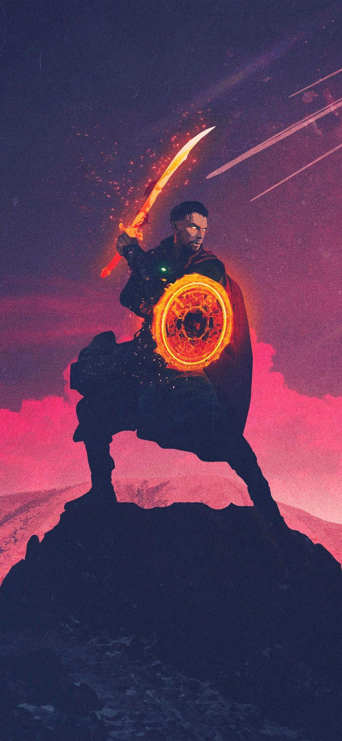 1125x2436 Infinity War Strange (x Post R Marvel)