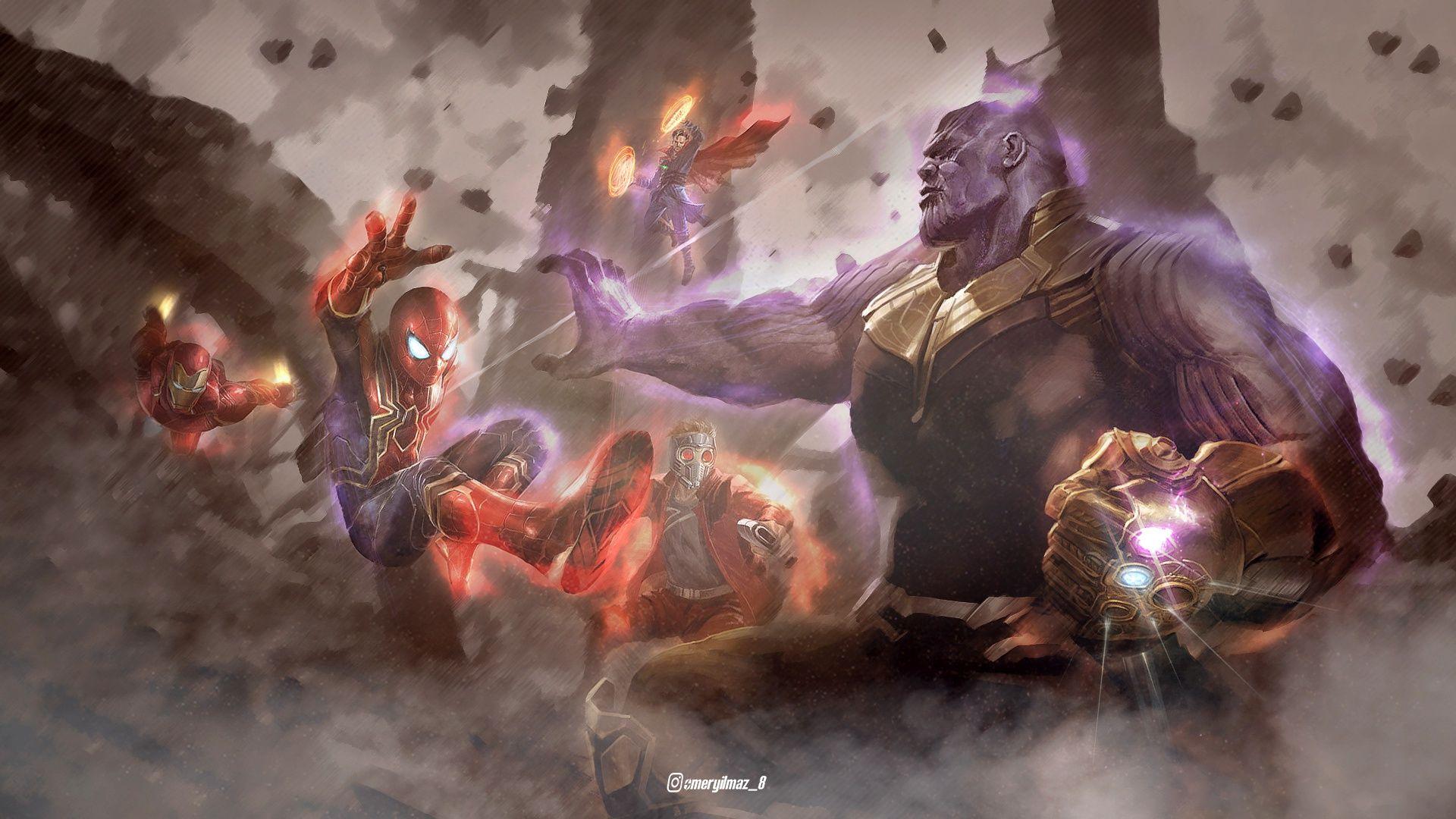 1920x1080 1920x1080 Star Lord, Avengers: Infinity War, Spider Man