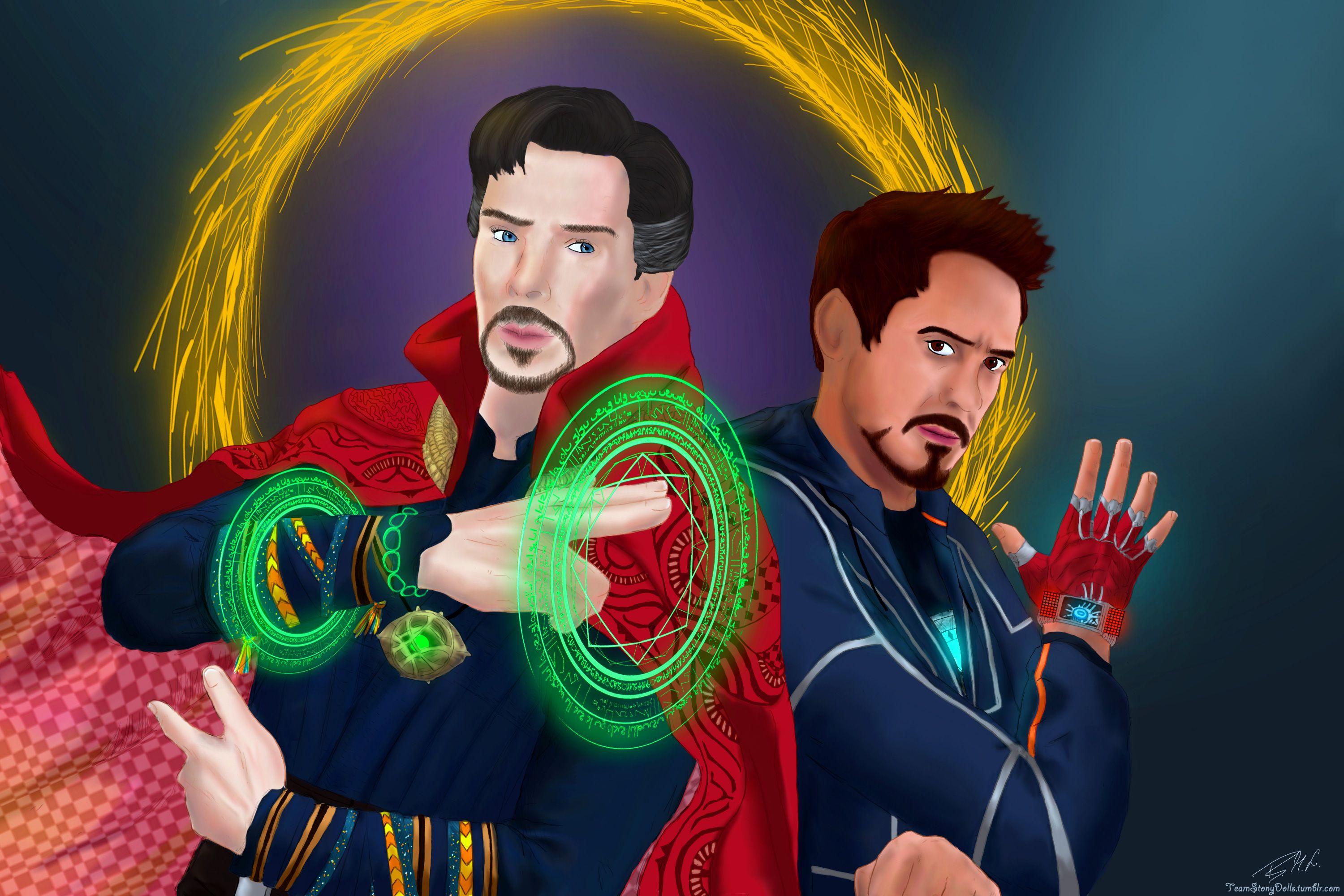 3000x2000 Doctor Strange And Iron Man In Avengers Infinity War