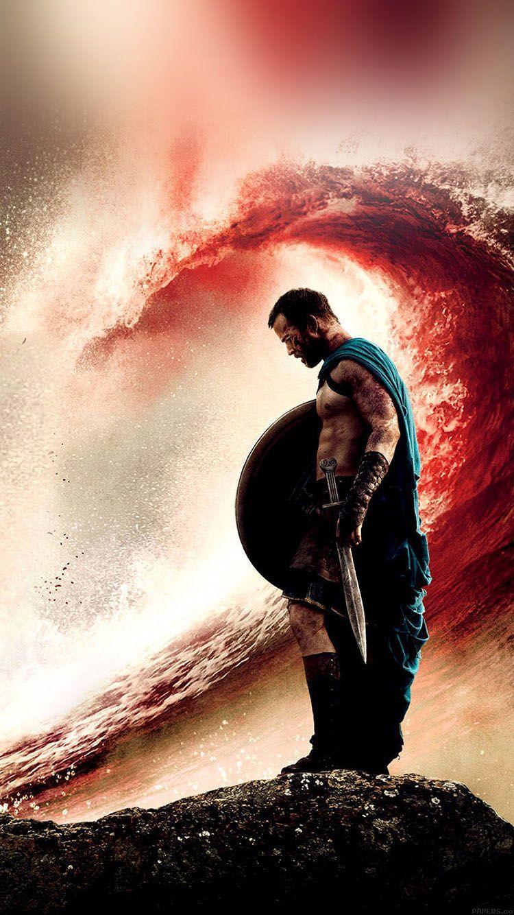 750x1334 Wallpaper 300 Rise Of An Empire Wave Film