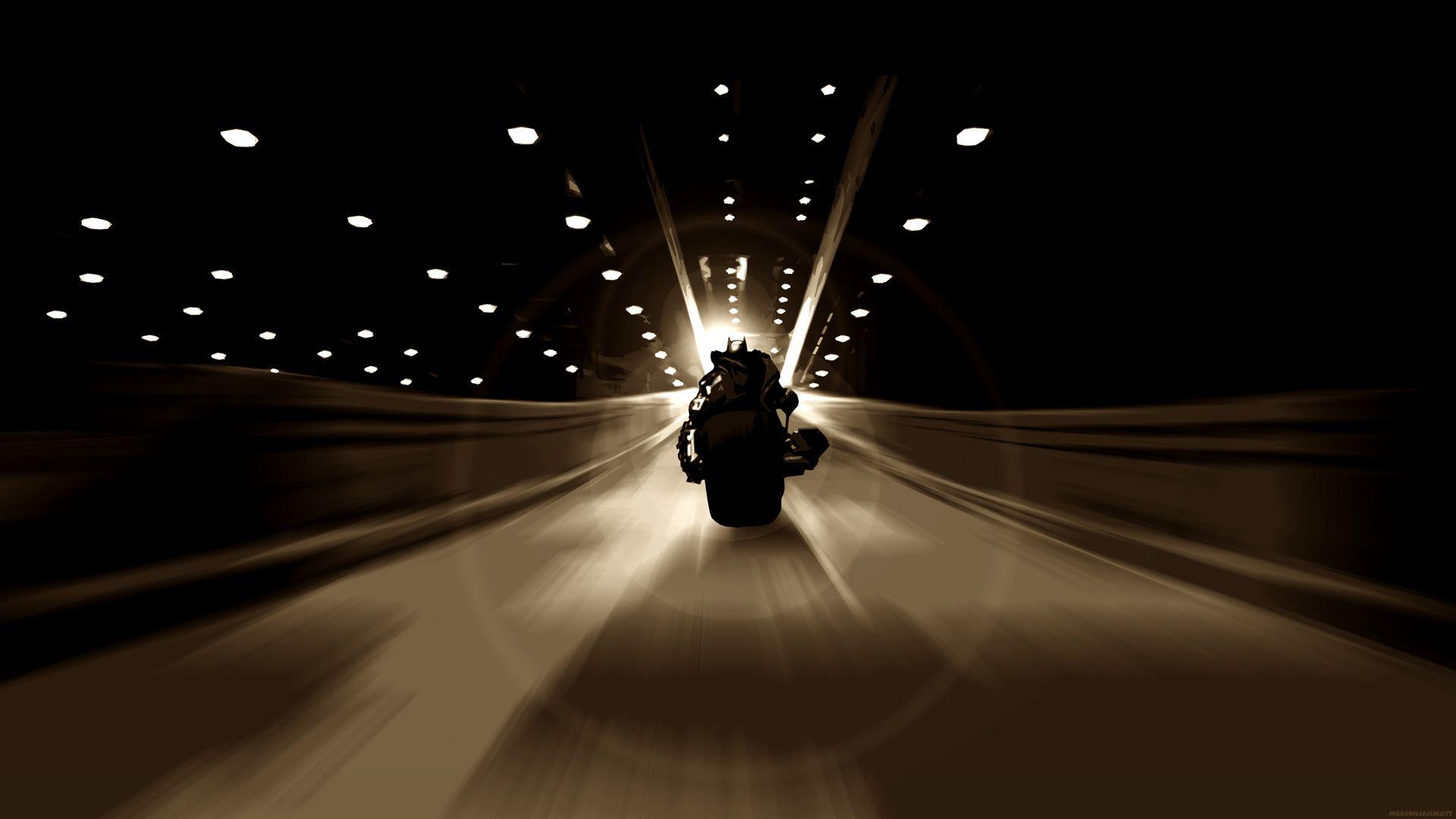 1920x1080 Dark Knight Batman Batpod wallpaper