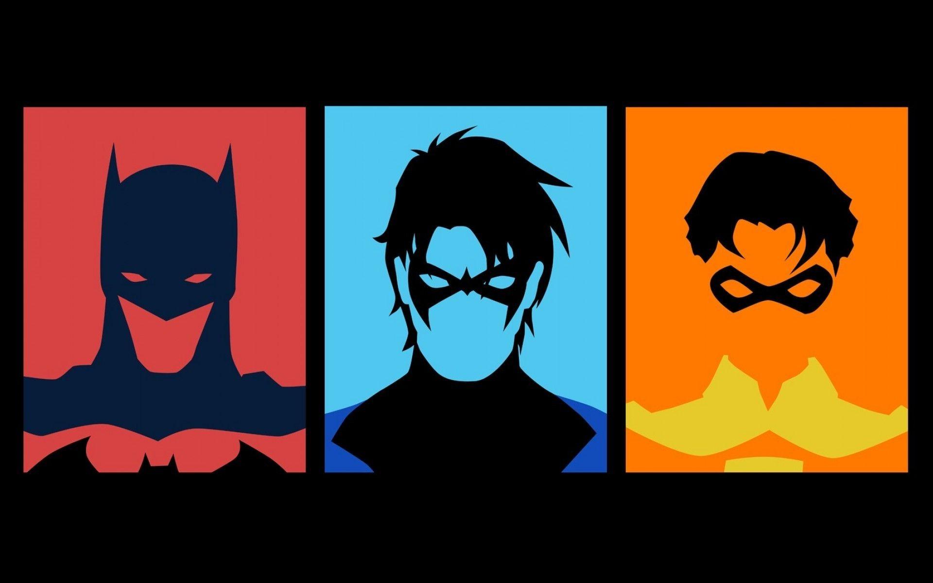 1920x1200 Batman, DC Comics, Nightwing, Robin (nhân vật) Hình nền có độ phân giải cao