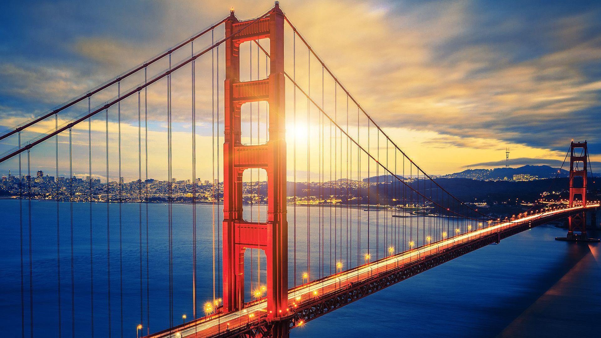 1920x1080 Golden Gate Wallpaper