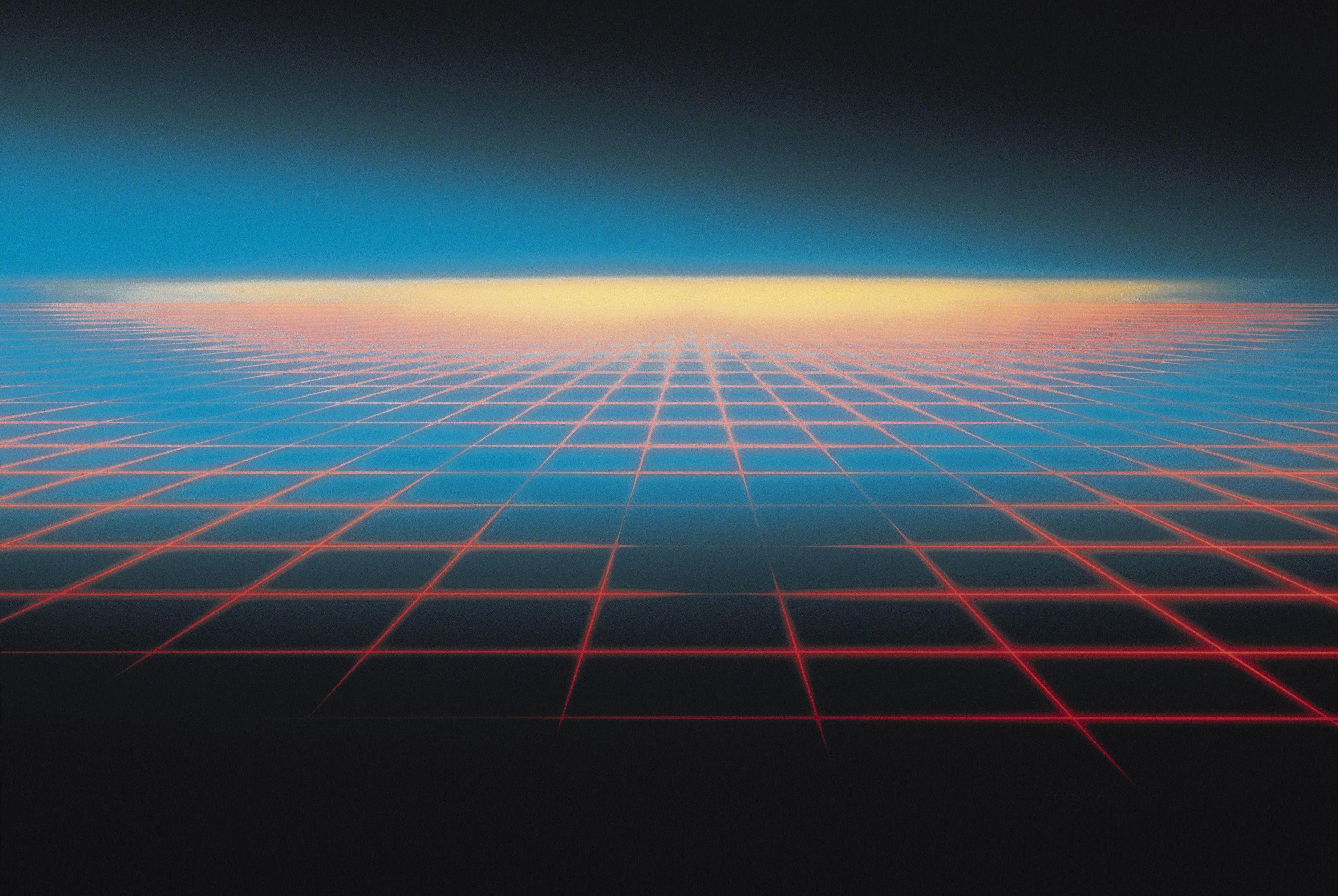3822x2560 #geometry, #sound wave, #artwork, #grid, #digital art