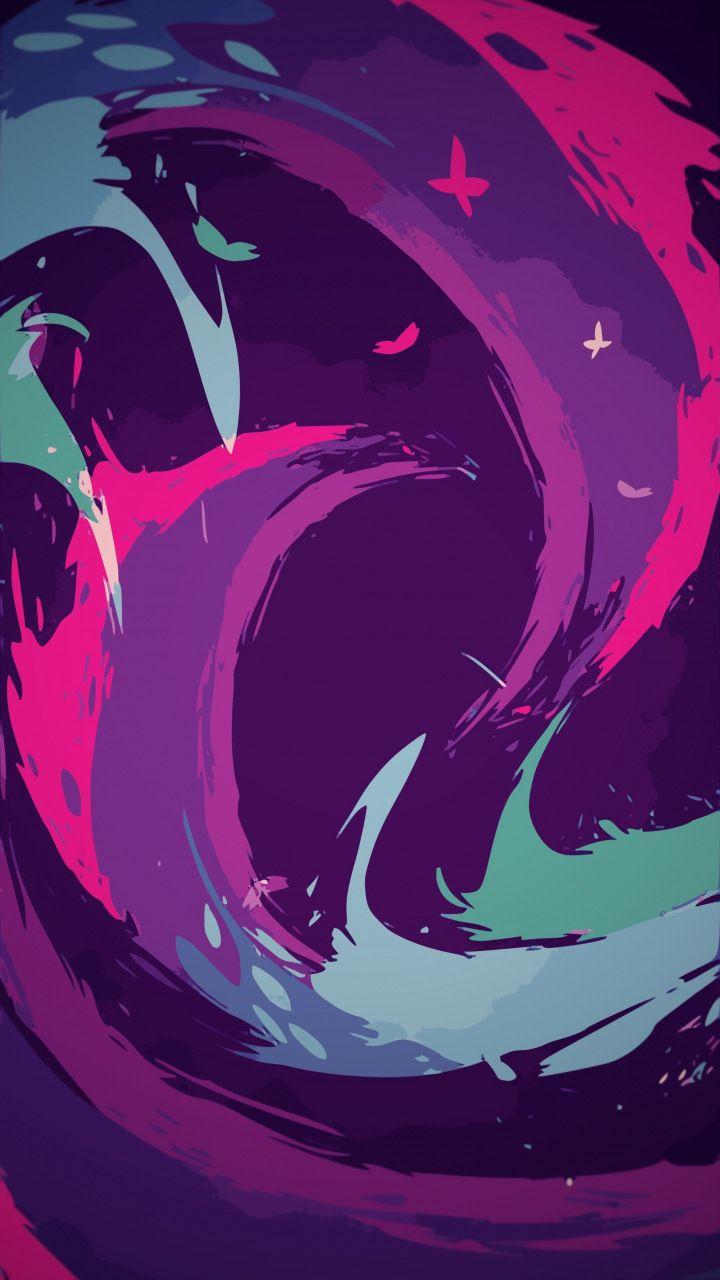 720x1280 Digital, waves, abstract, 720x1280 wallpaper. Colorful wallpaper