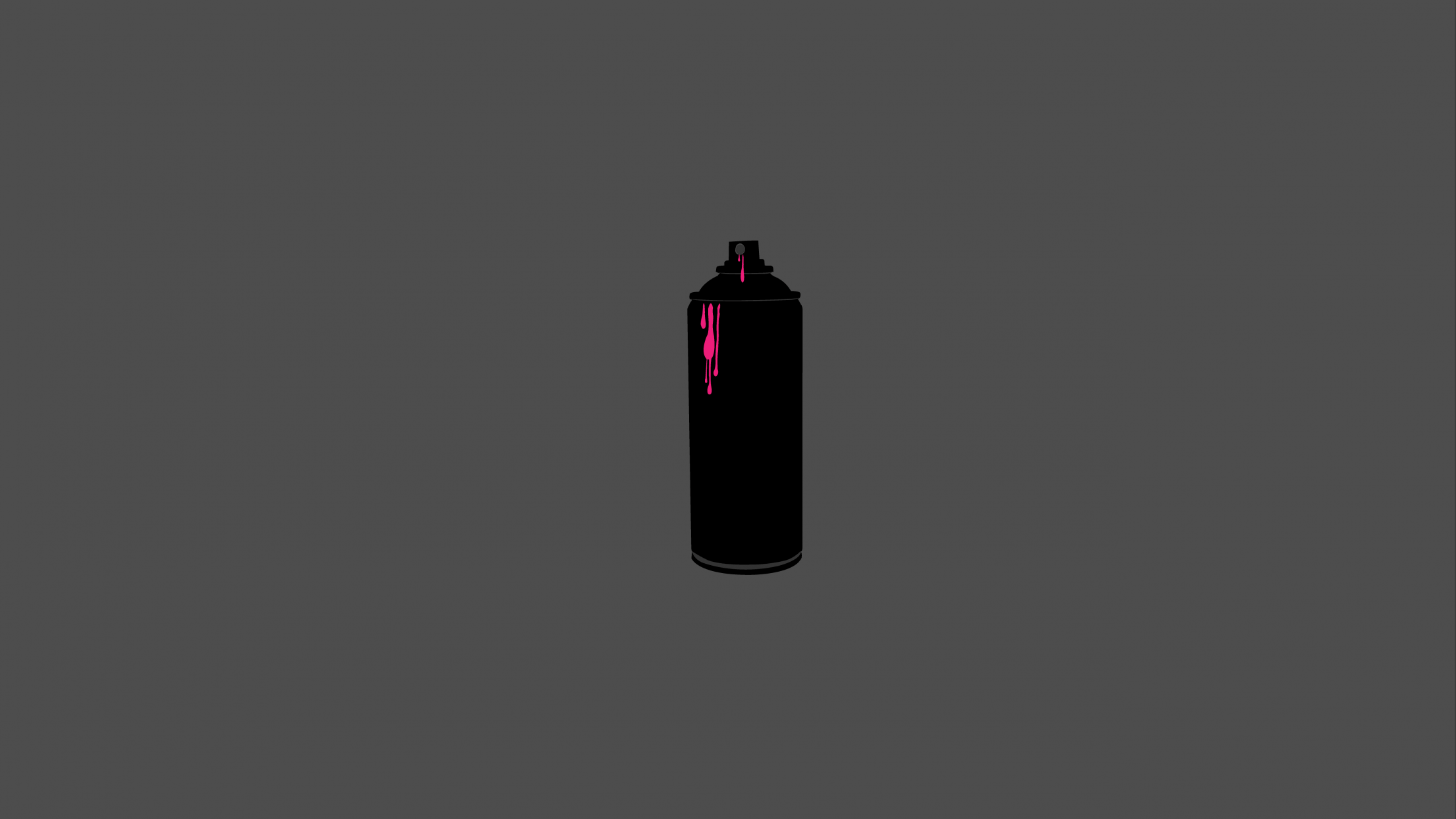2208x1242 Minimalist Artwork Wallpaper Of A Spray Paint Can