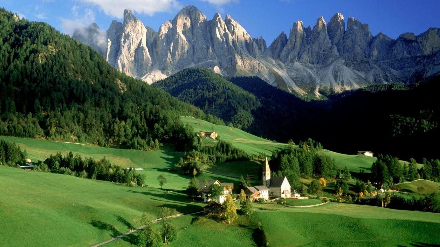 1536x864 Free download Beautiful wallpaper Italian Landscape desktop