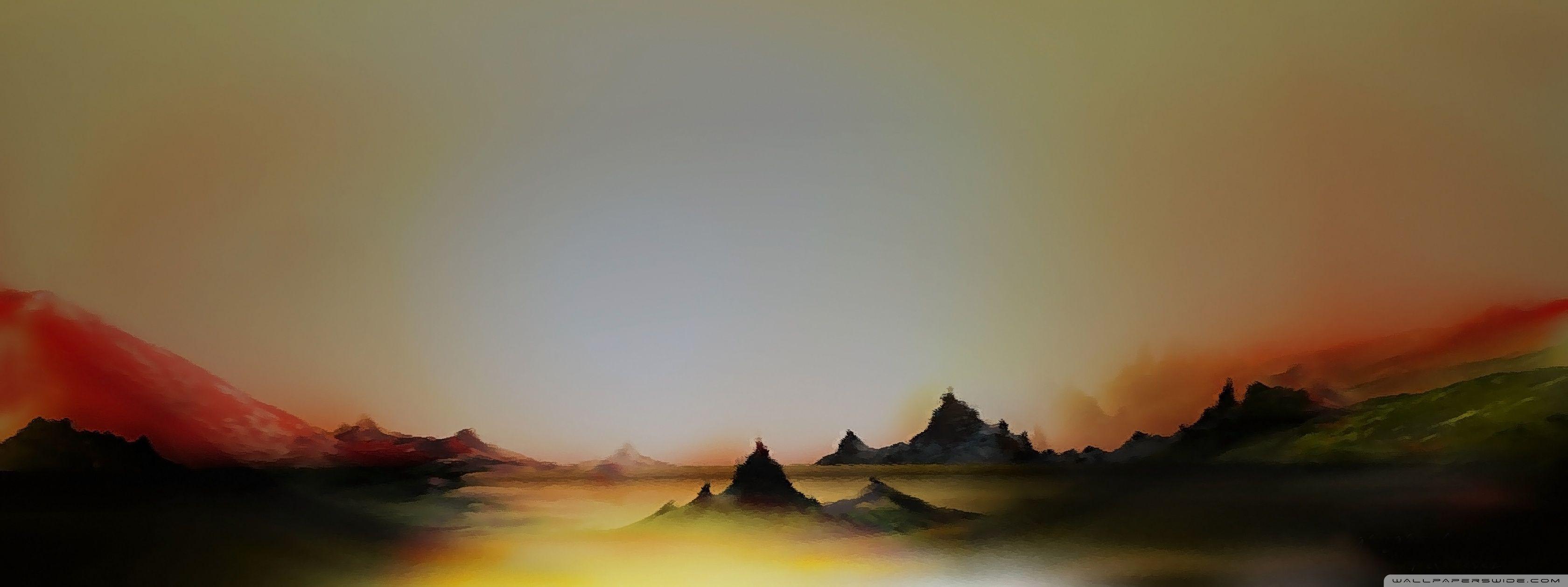 3360x1260 Surreal Landscape Ultra HD Desktop Background Wallpaper for 4K UHD