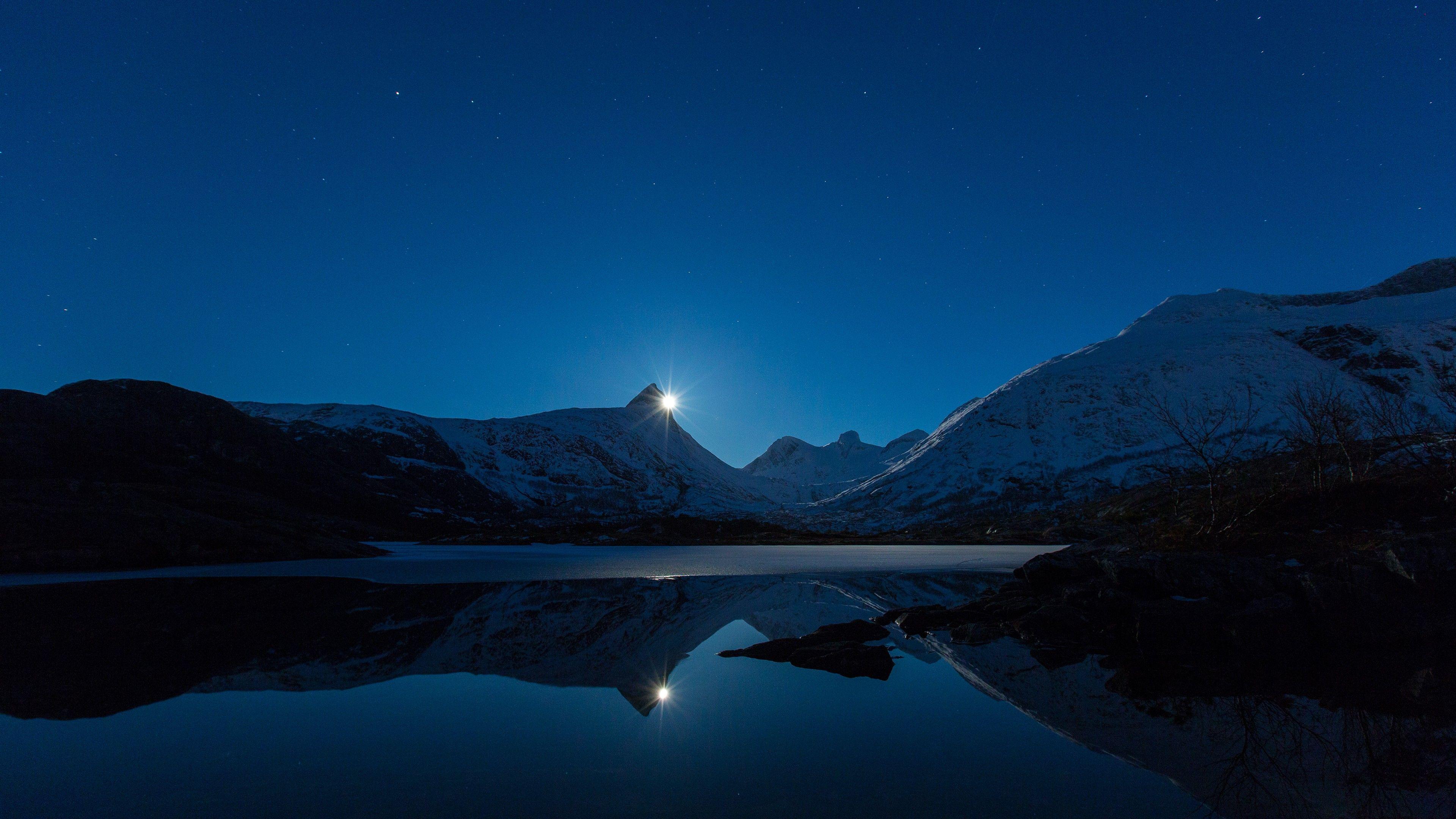 Moonlight Landscape Wallpapers - Top Free Moonlight Landscape ...