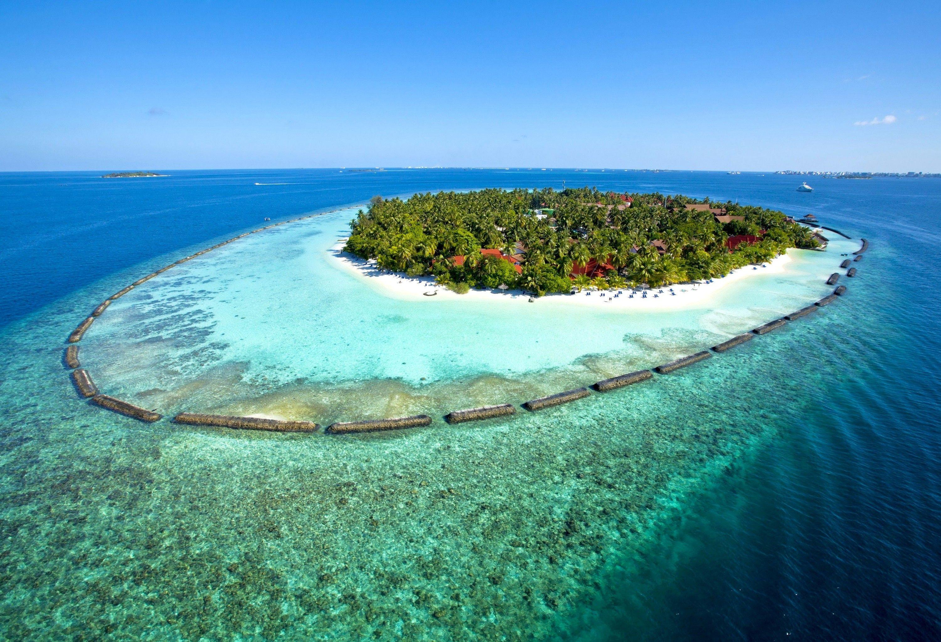 3000x2046 beach, Landscape, Maldives Wallpaper HD / Desktop and Mobile