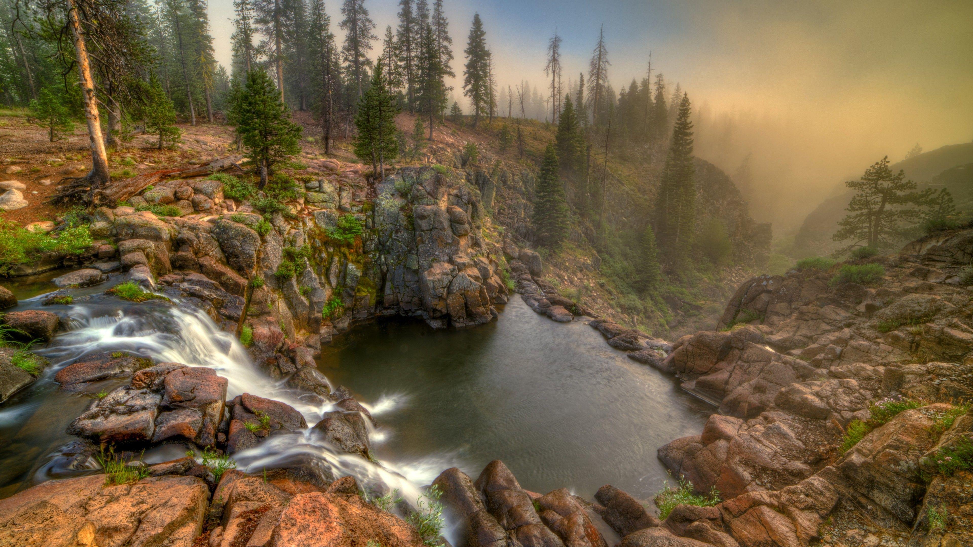 3840x2160 Webber Falls In California 1366x768 Resolution HD 4k