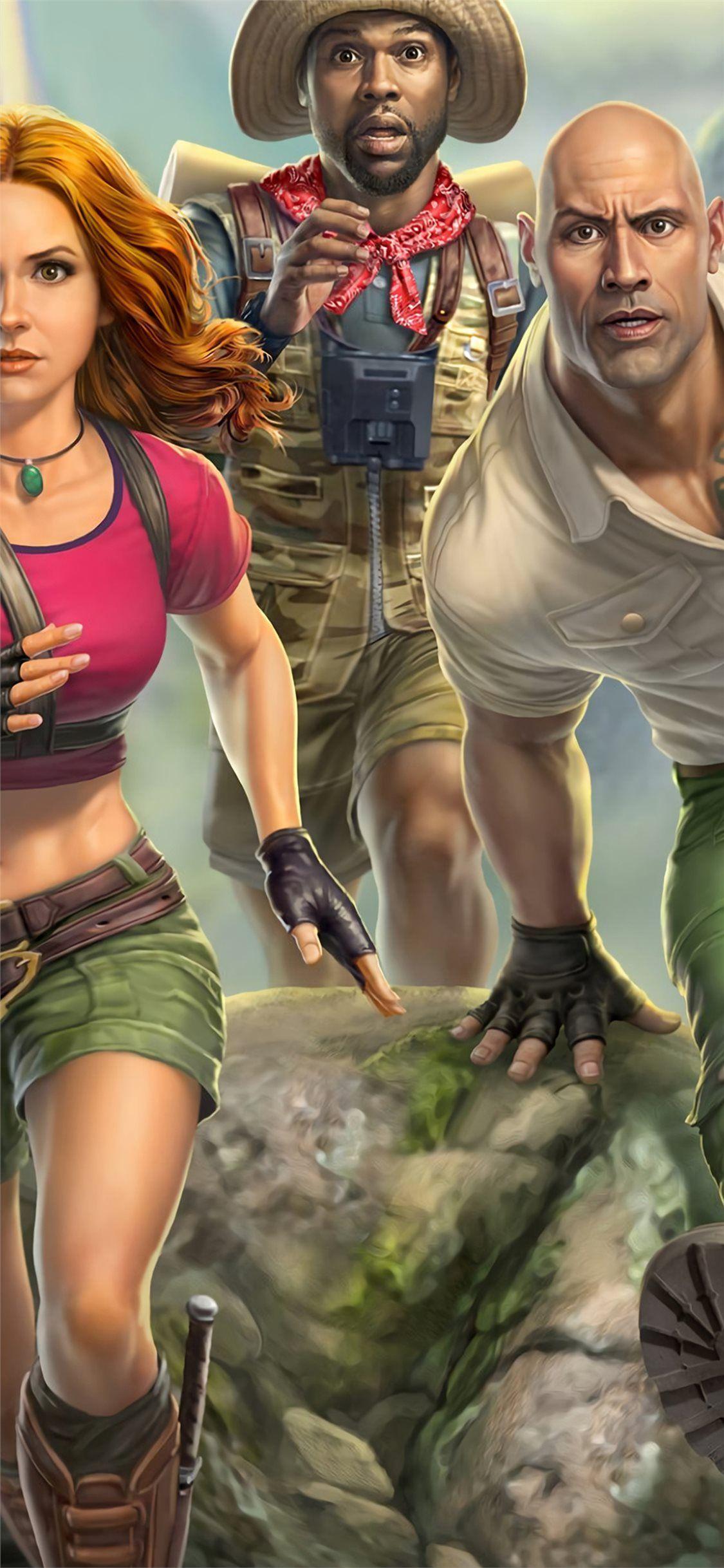 1125x2436 jumanji the video game iPhone 11 Wallpaper. iPhone