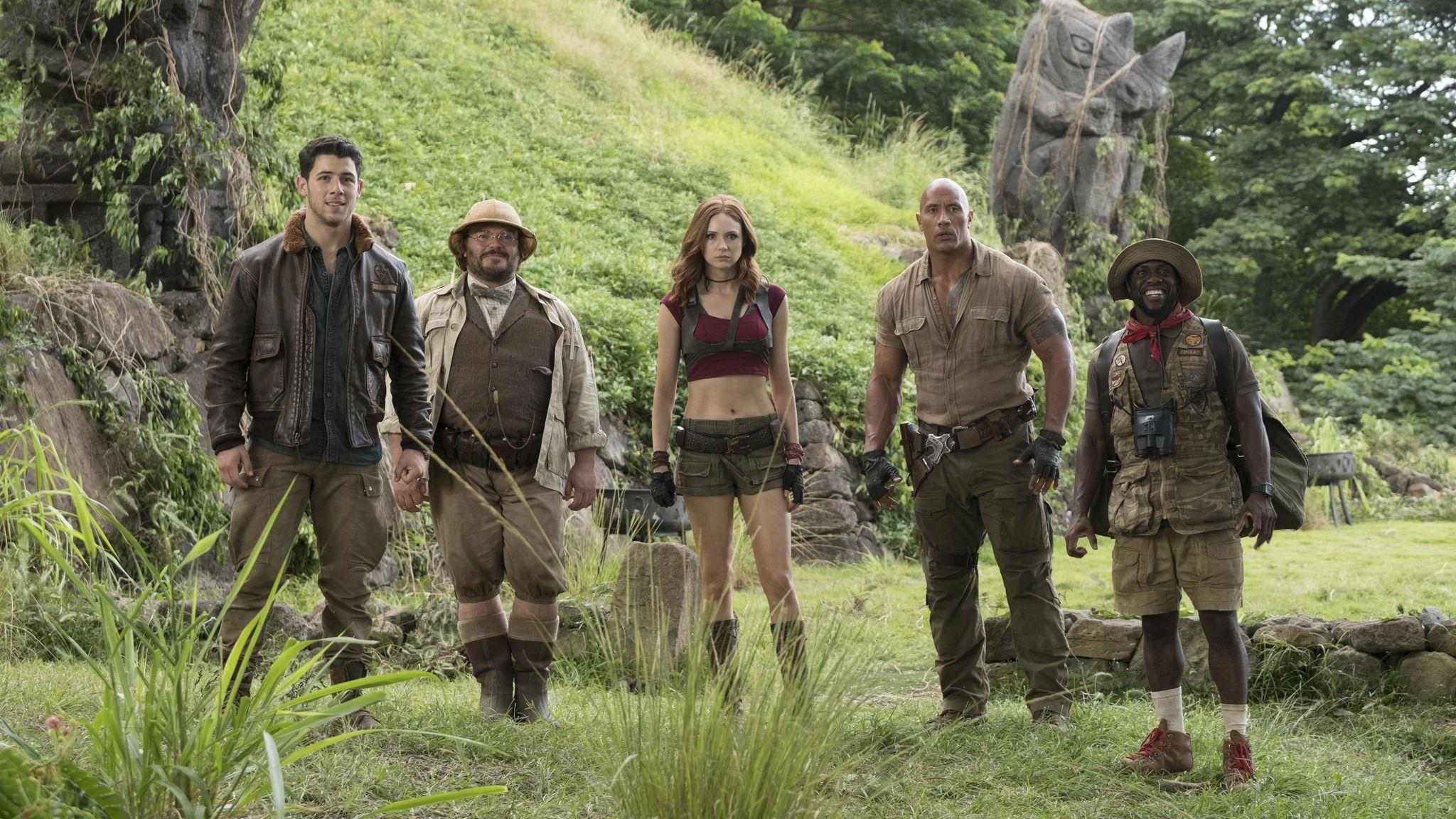 2048x1152 Jumanji Welcome to the Jungle Movie Desktop Wallpaper 62109