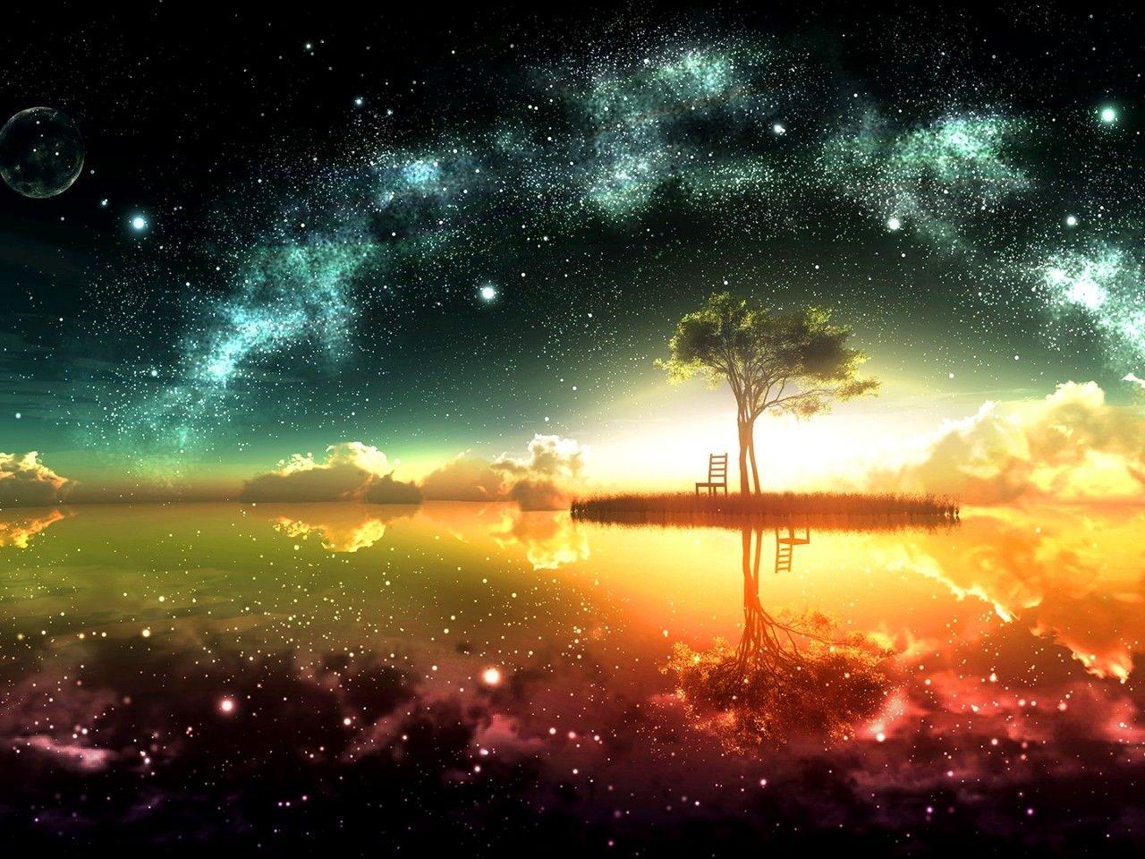 1280x960 Surreal Space Wallpaper