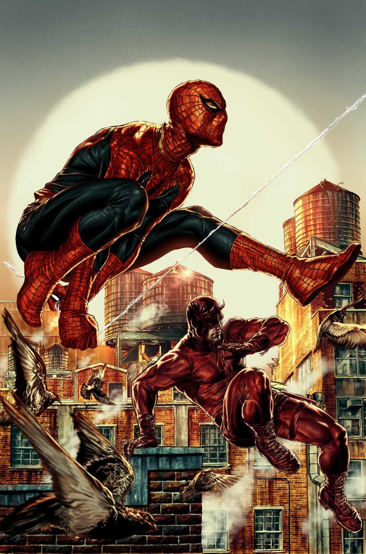1269x1920 Spider Man & Daredevil Vs Wolverine & Sabretooth. Man This Would