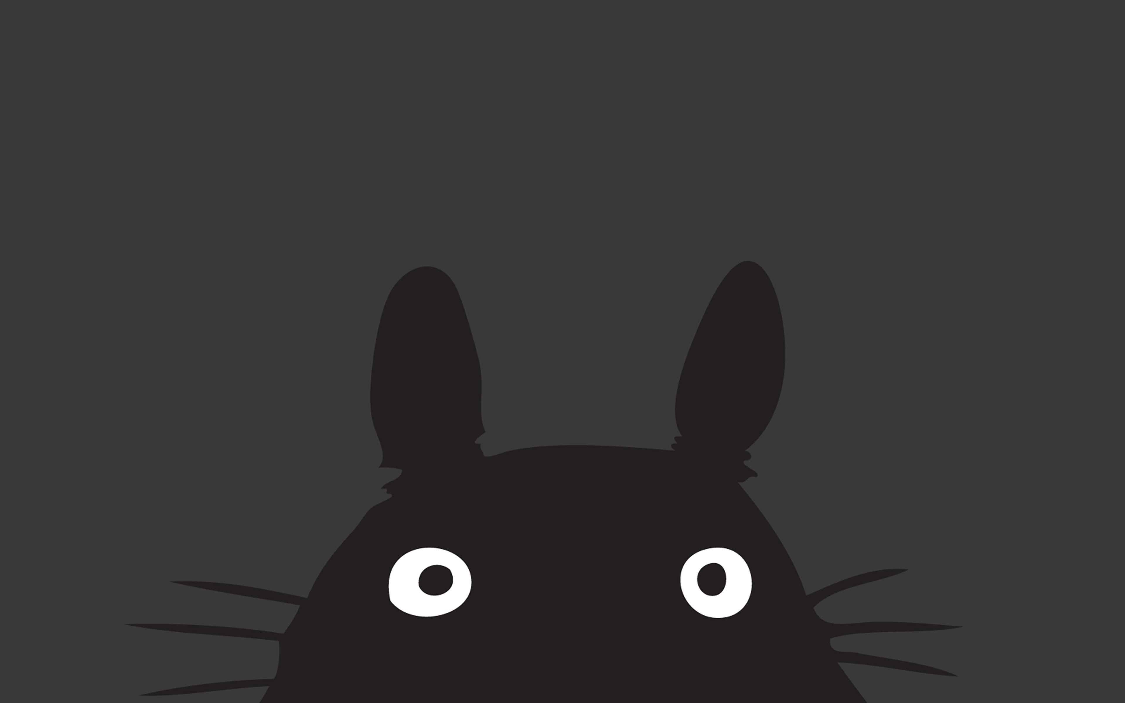 3840x2400 Totoro Minimal Art