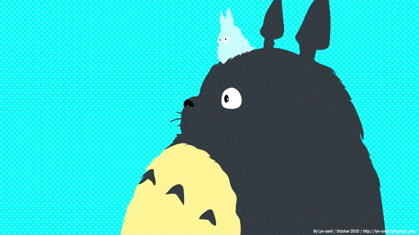 1366x768 Kawaii Totoro Wallpaper Full HD Kecbio