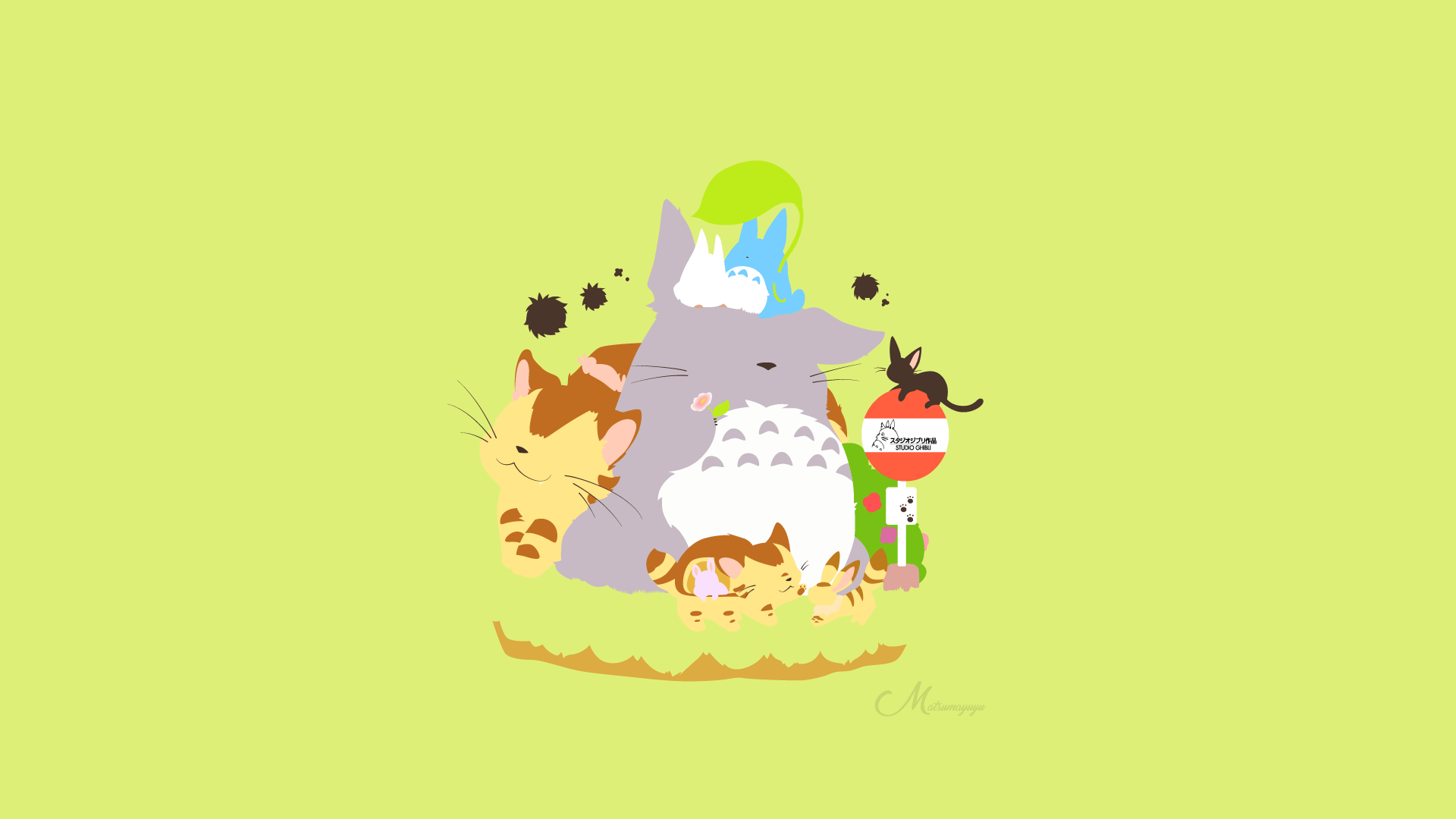 1920x1080 My Neighbor Totoro HD Wallpaper. Background Imagex1080
