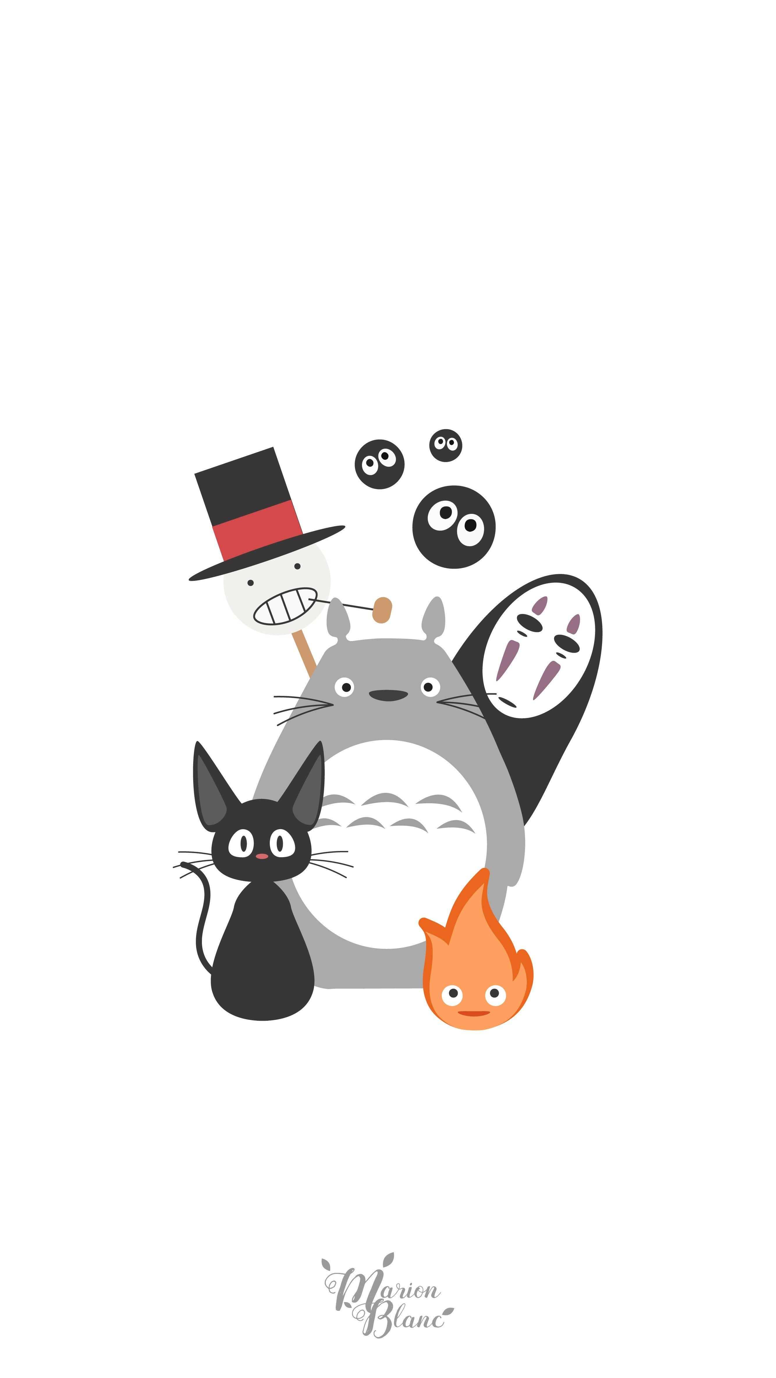 Minimalist Totoro Wallpapers - Top Free Minimalist Totoro Backgrounds