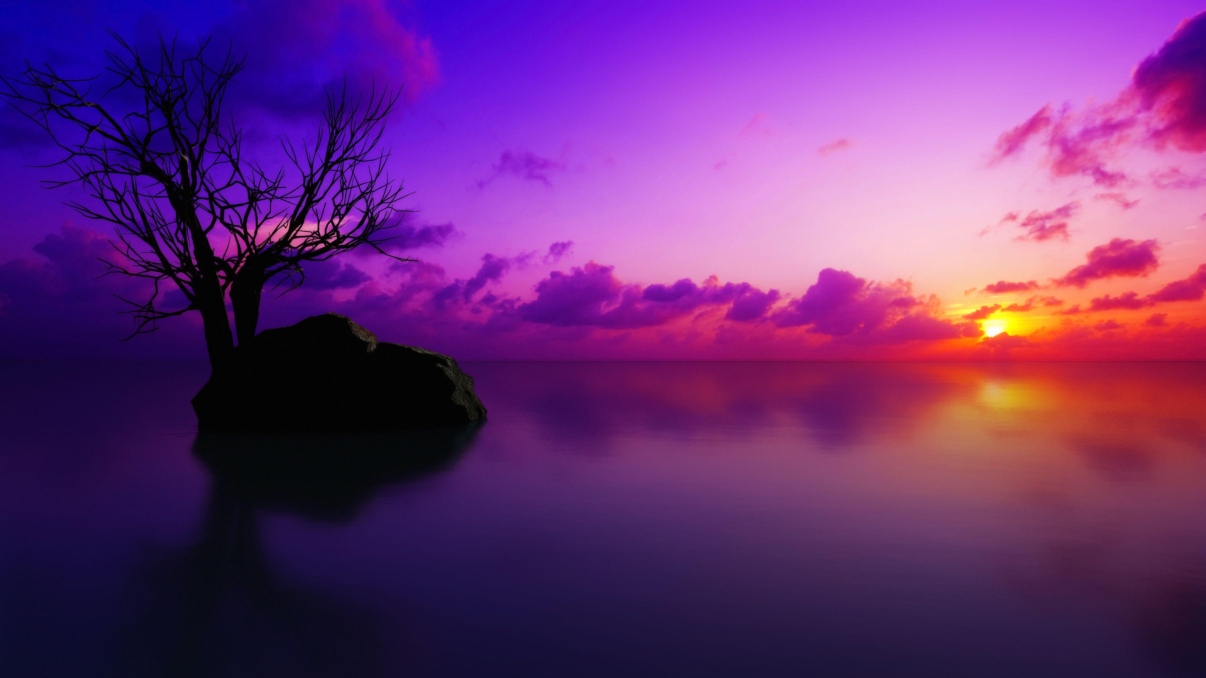 3840x2160 Maldivian Sunset 4K, HD Nature, 4k Wallpaper, Image, Background
