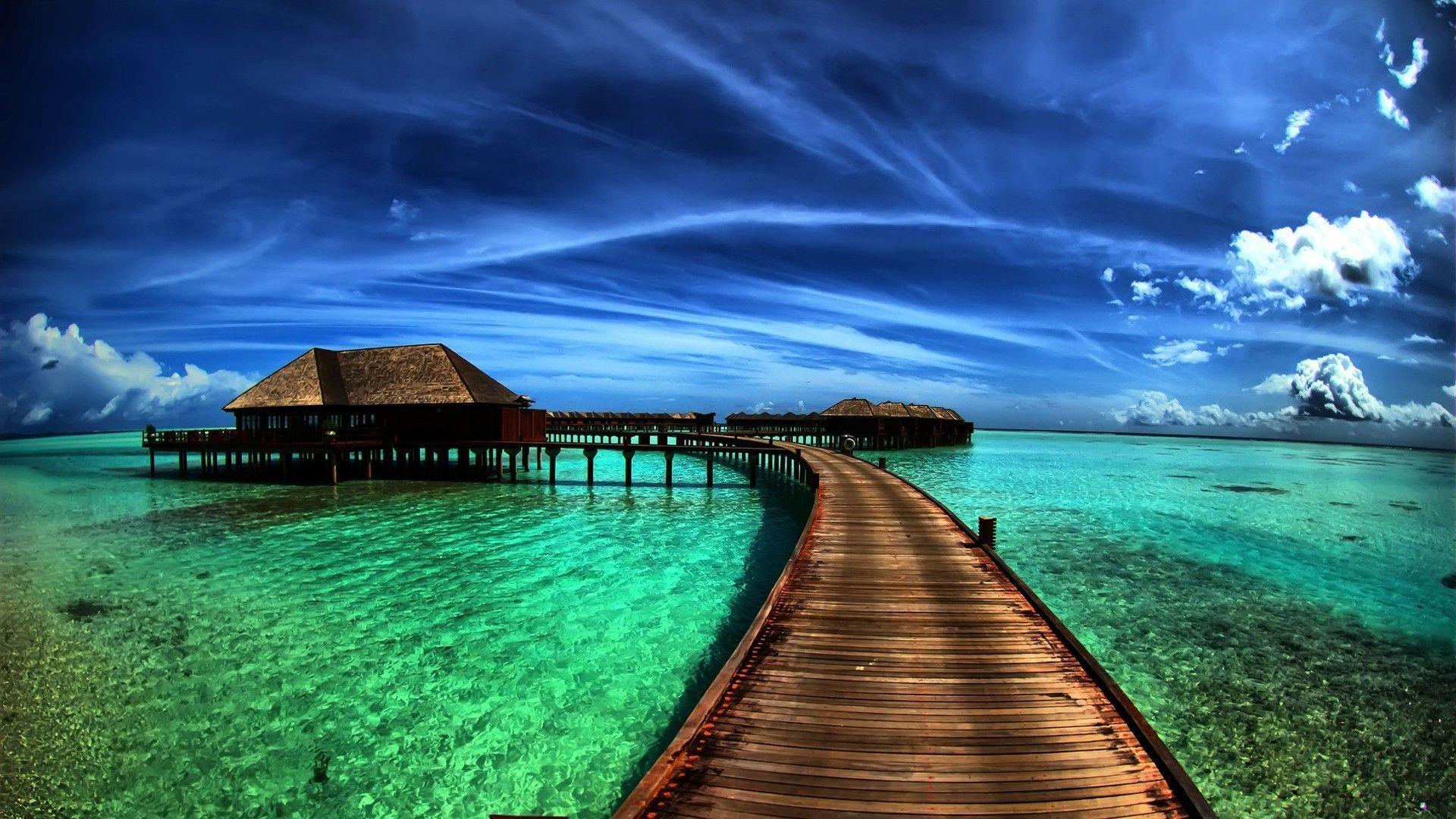 1920x1080 Maldives Desktop Background. Beautiful
